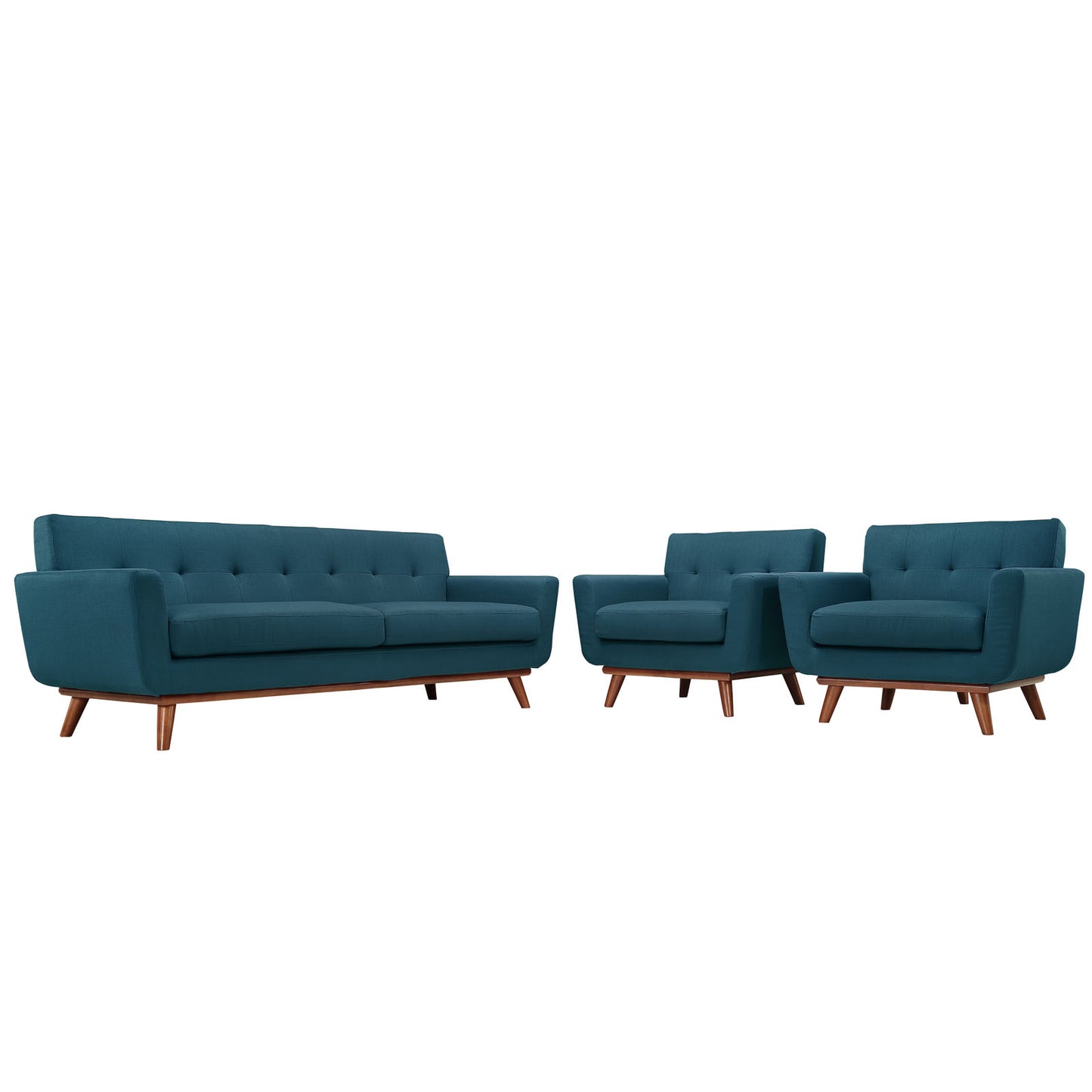 Engage Armchairs and Sofa Set of 3 by Modway