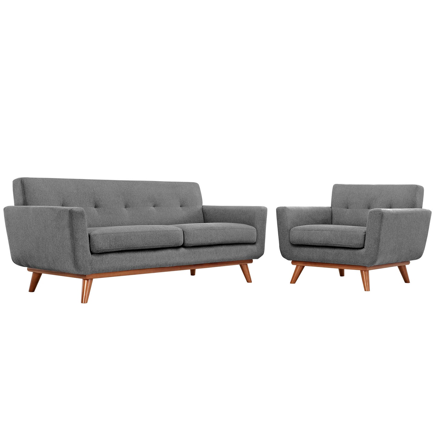 Engage Armchair and Loveseat Set of 2 by Modway