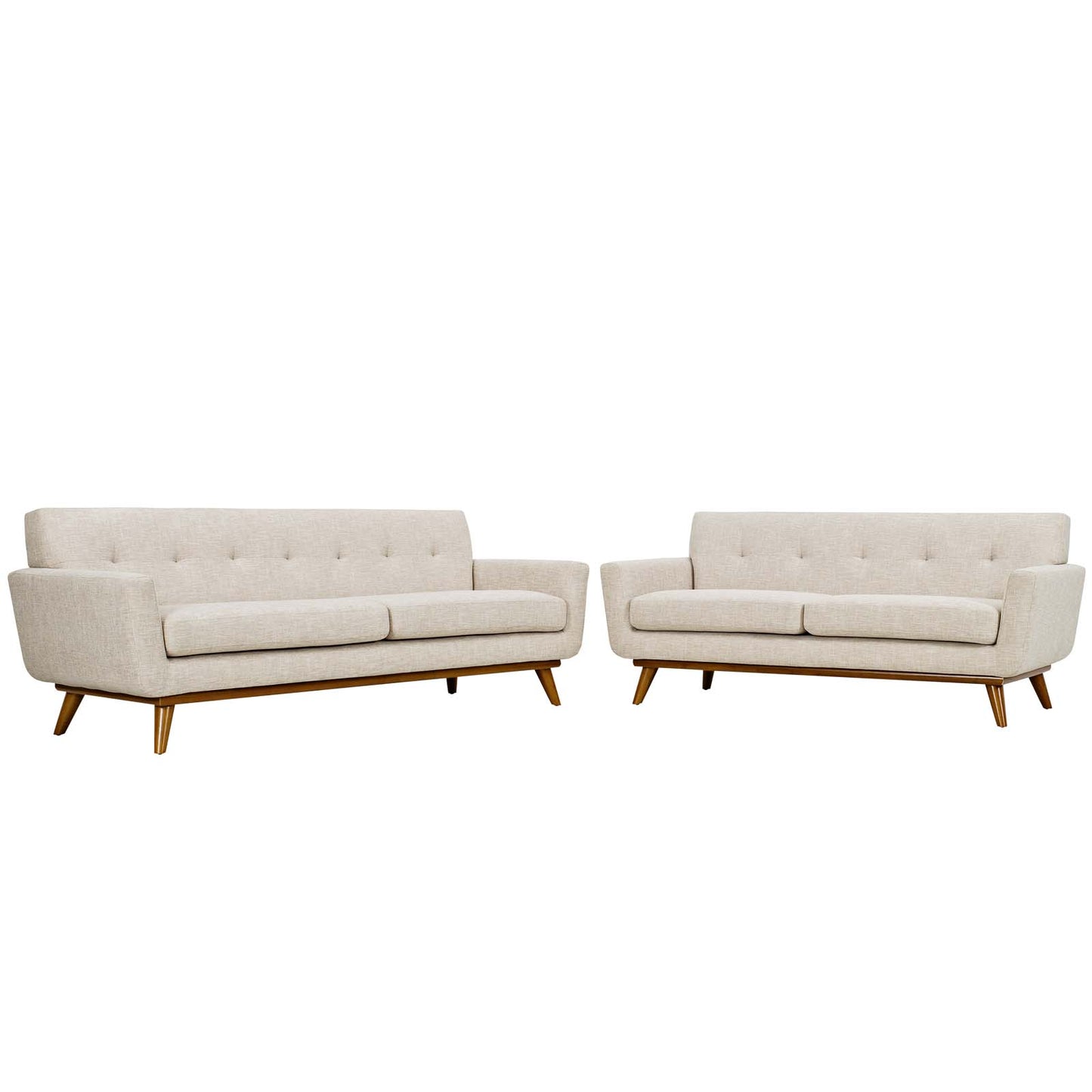 Engage Loveseat and Sofa Set of 2 by Modway