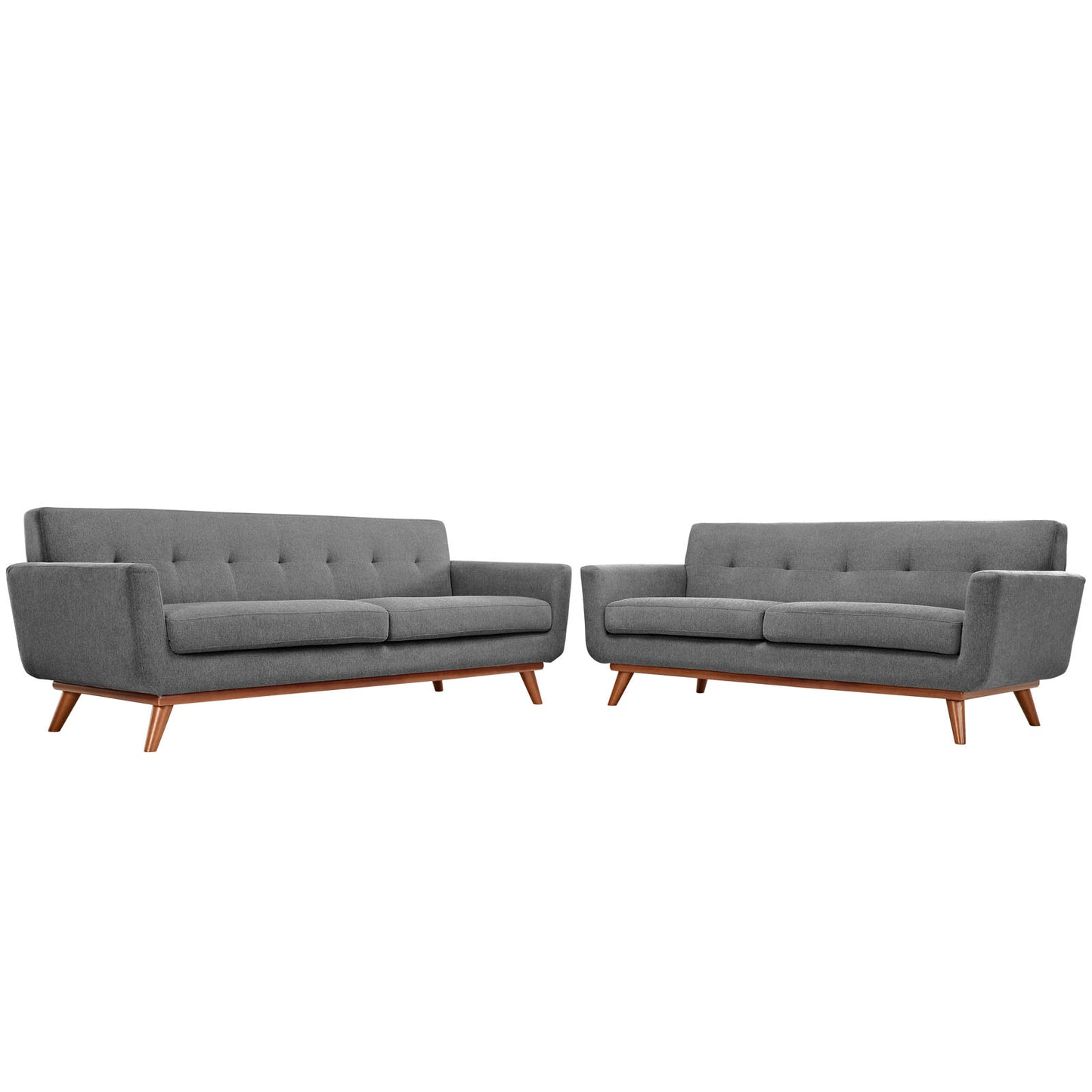 Engage Loveseat and Sofa Set of 2 by Modway