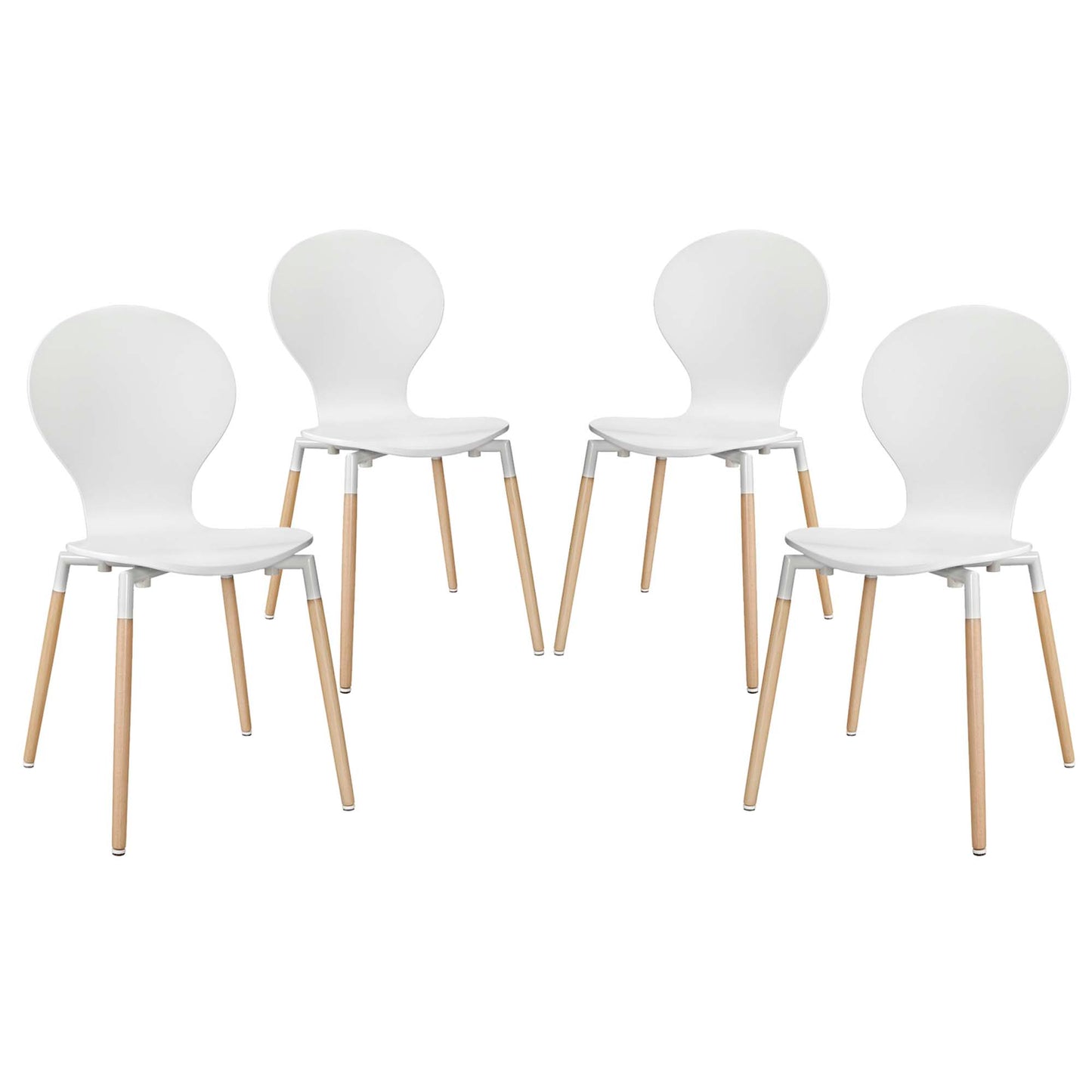 Path Dining Chair Set of 4 by Modway