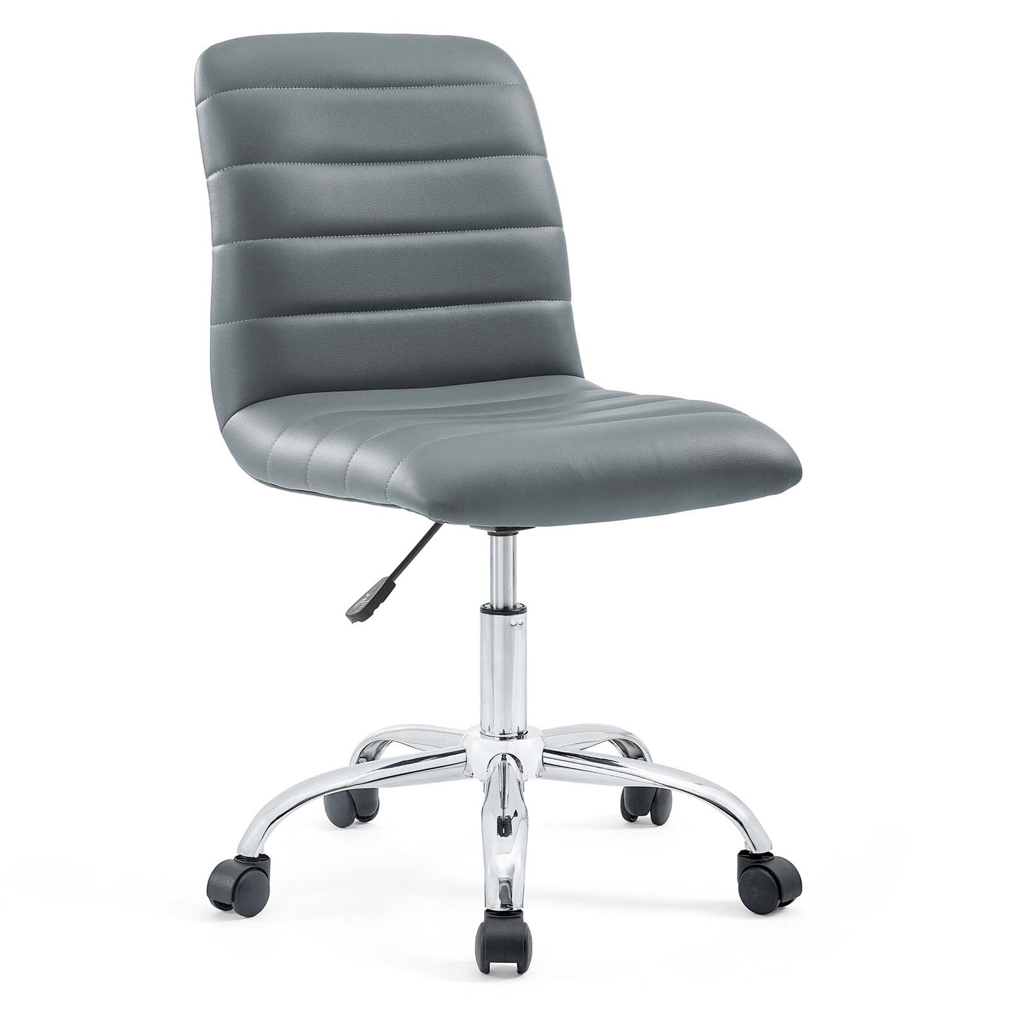 Ripple Armless Mid Back Vinyl Office Chair by Modway