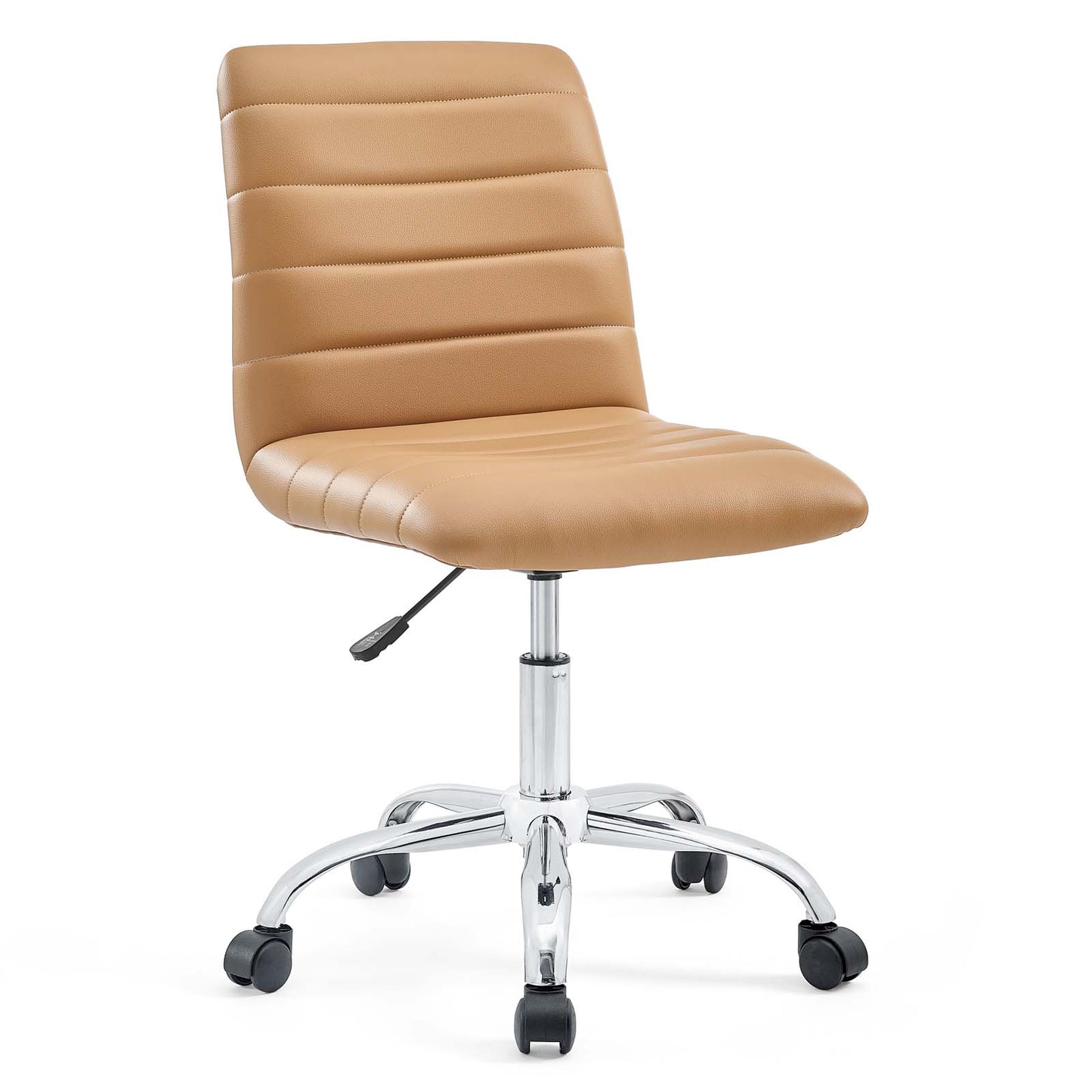 Ripple Armless Mid Back Vinyl Office Chair by Modway