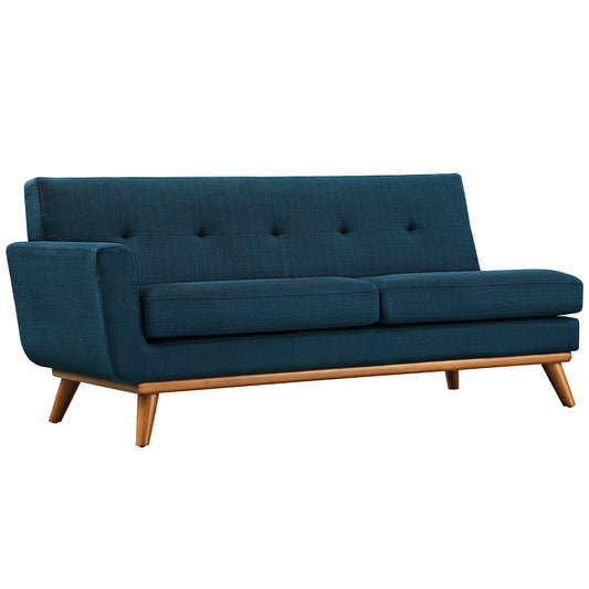 Engage Left-Arm Upholstered Fabric Loveseat by Modway