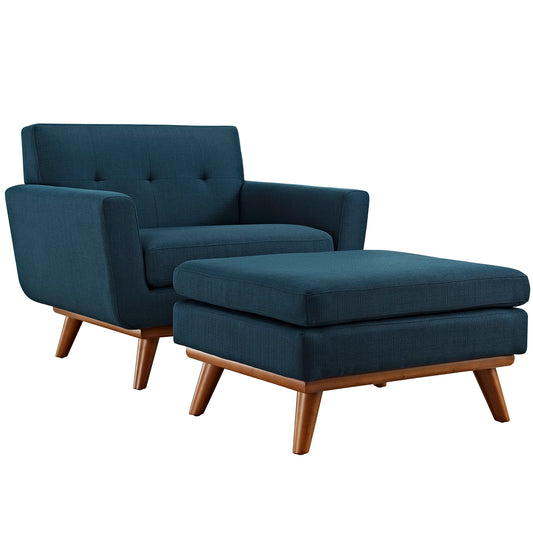 Engage 2 Piece Armchair and Ottoman by Modway