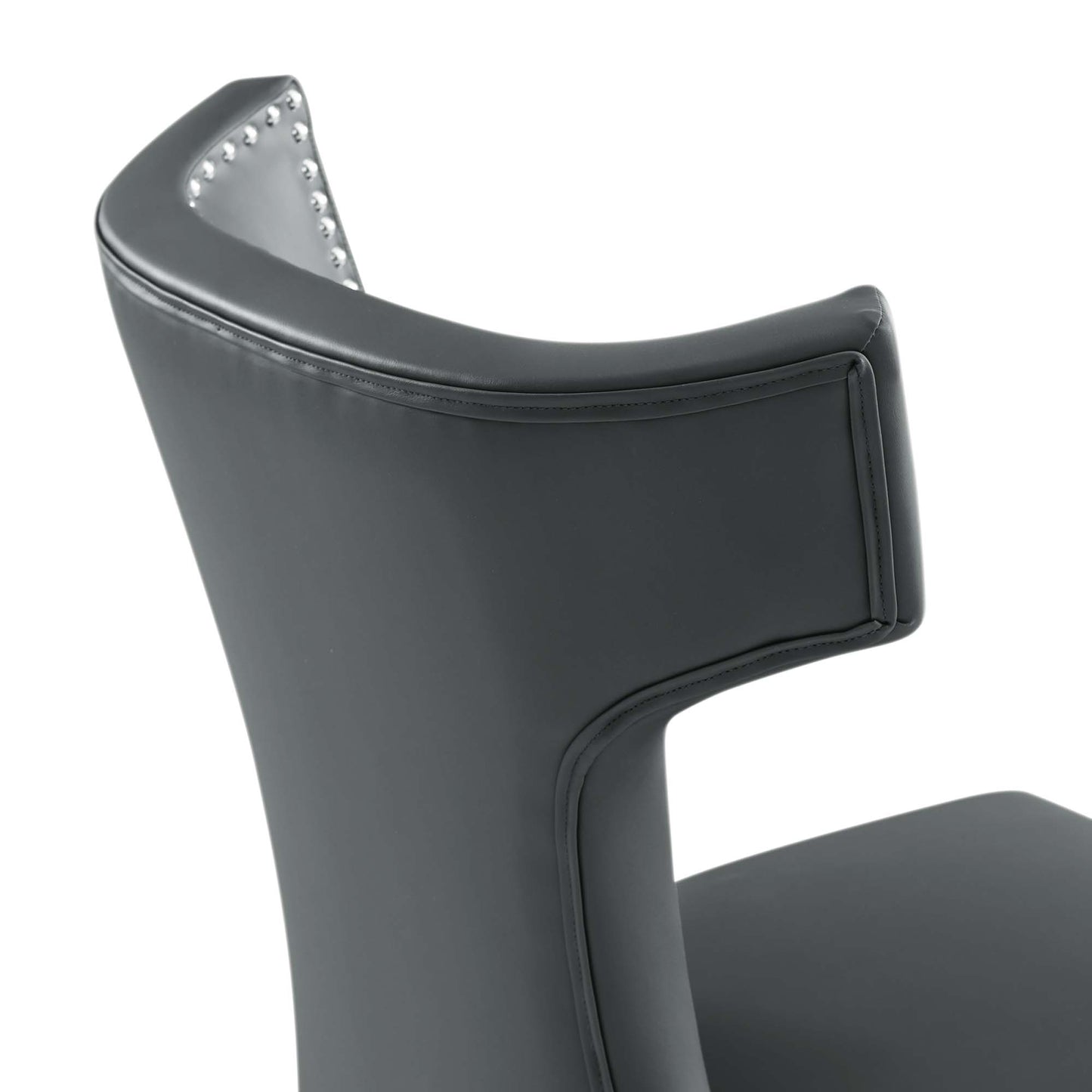 Curve Vegan Leather Dining Chair by Modway