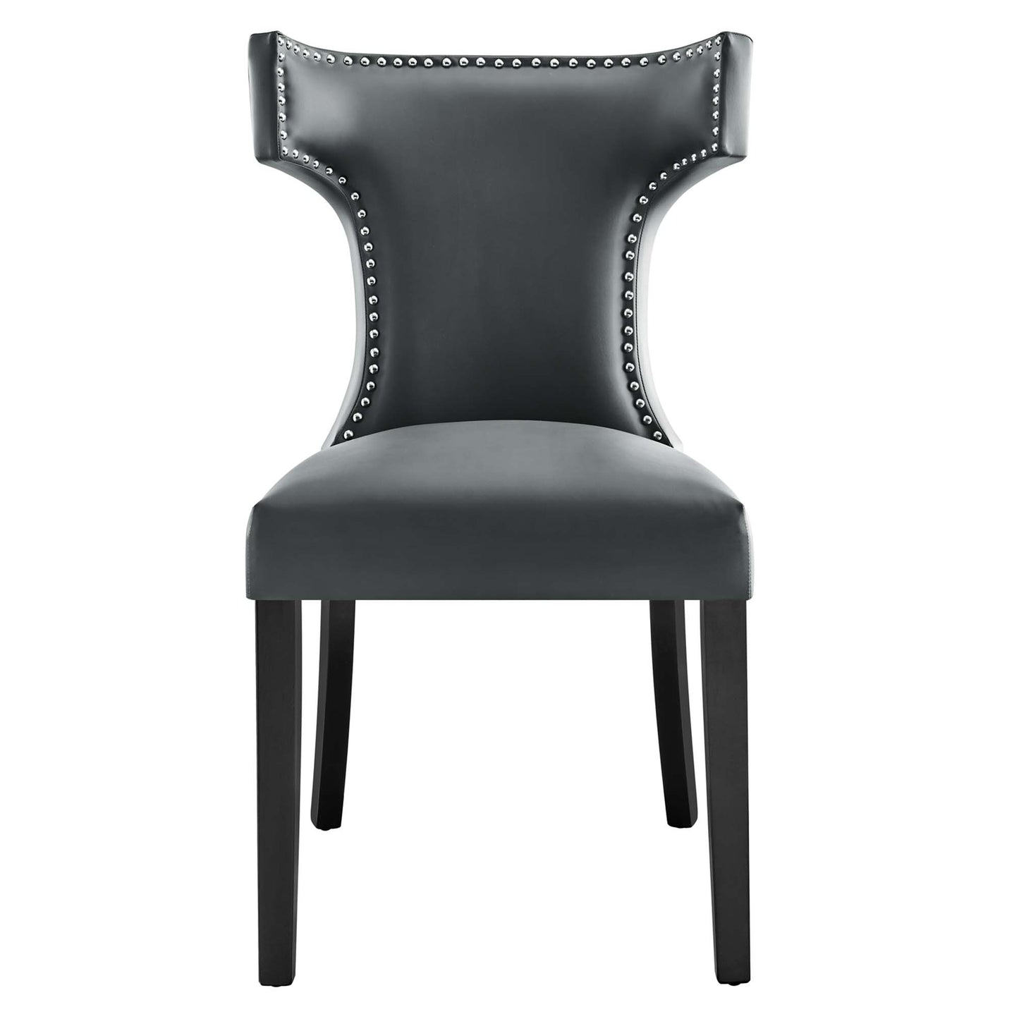 Curve Vegan Leather Dining Chair by Modway