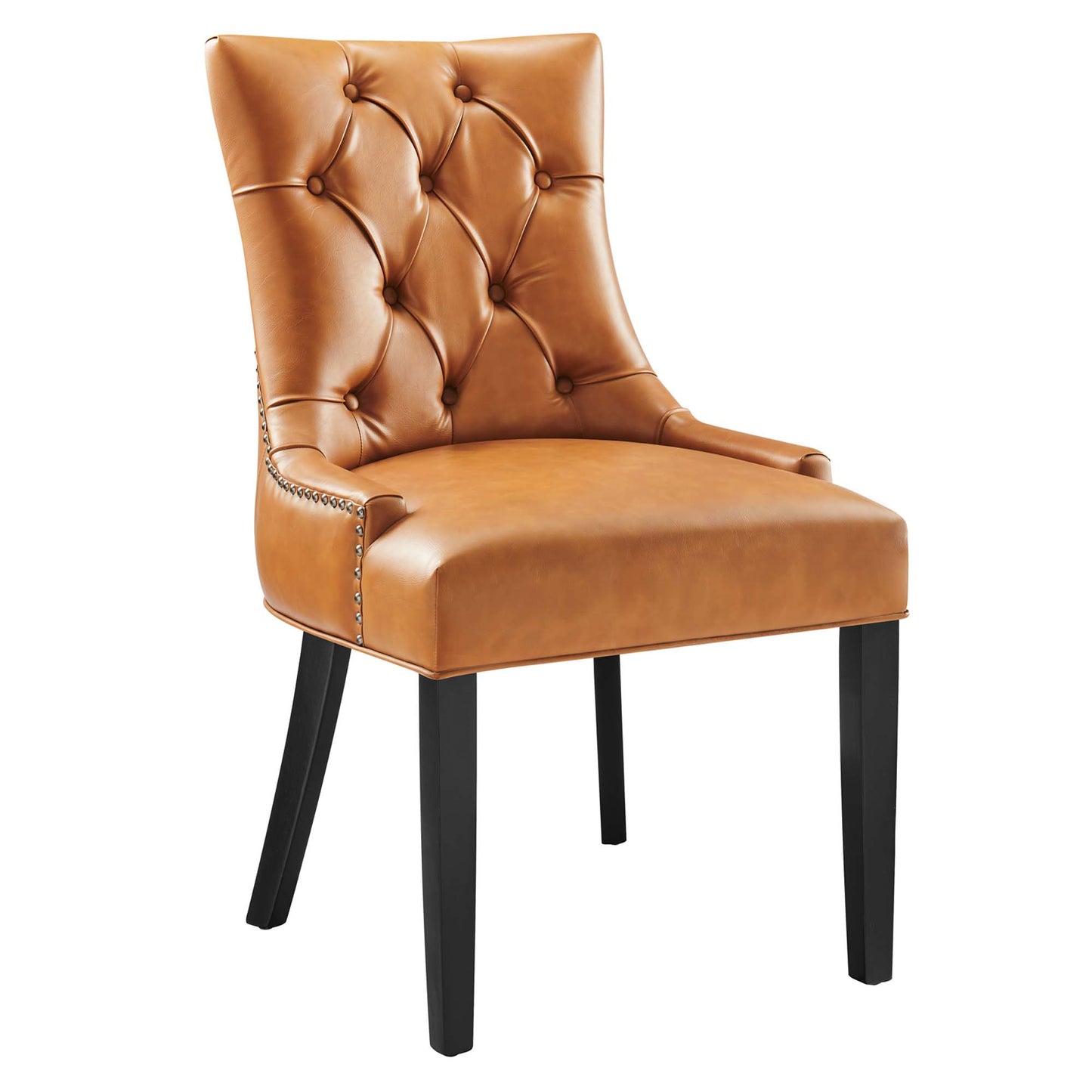 Regent Tufted Vegan Leather Dining Chair by Modway