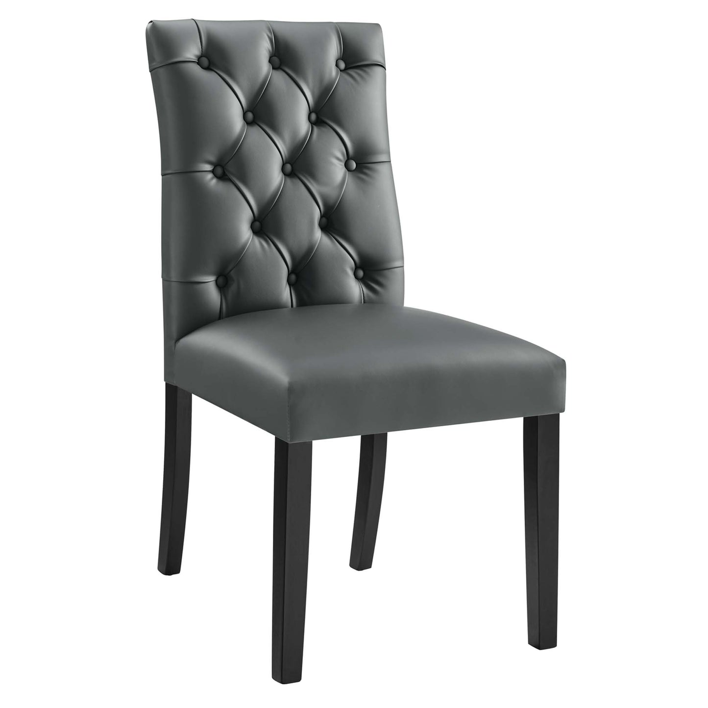 Duchess Button Tufted Vegan Leather Dining Chair by Modway