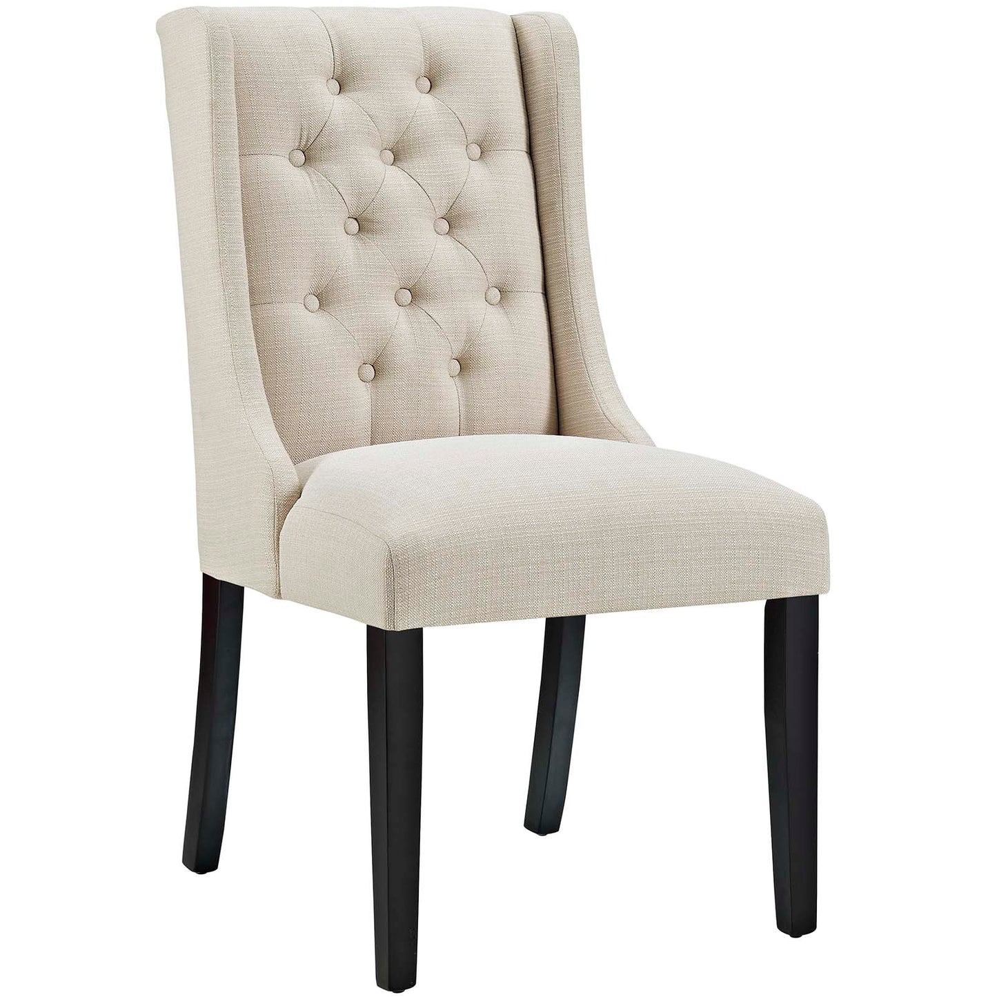 Baronet Button Tufted Fabric Dining Chair by Modway