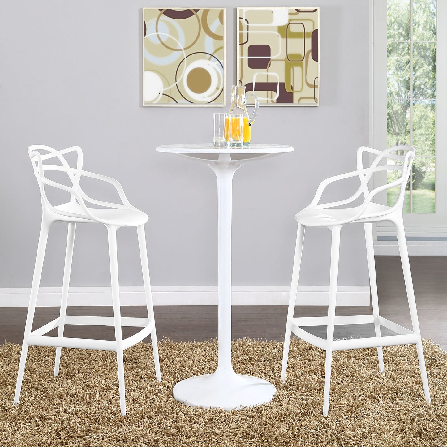 Entangled Bar Stool Set of 2 by Modway