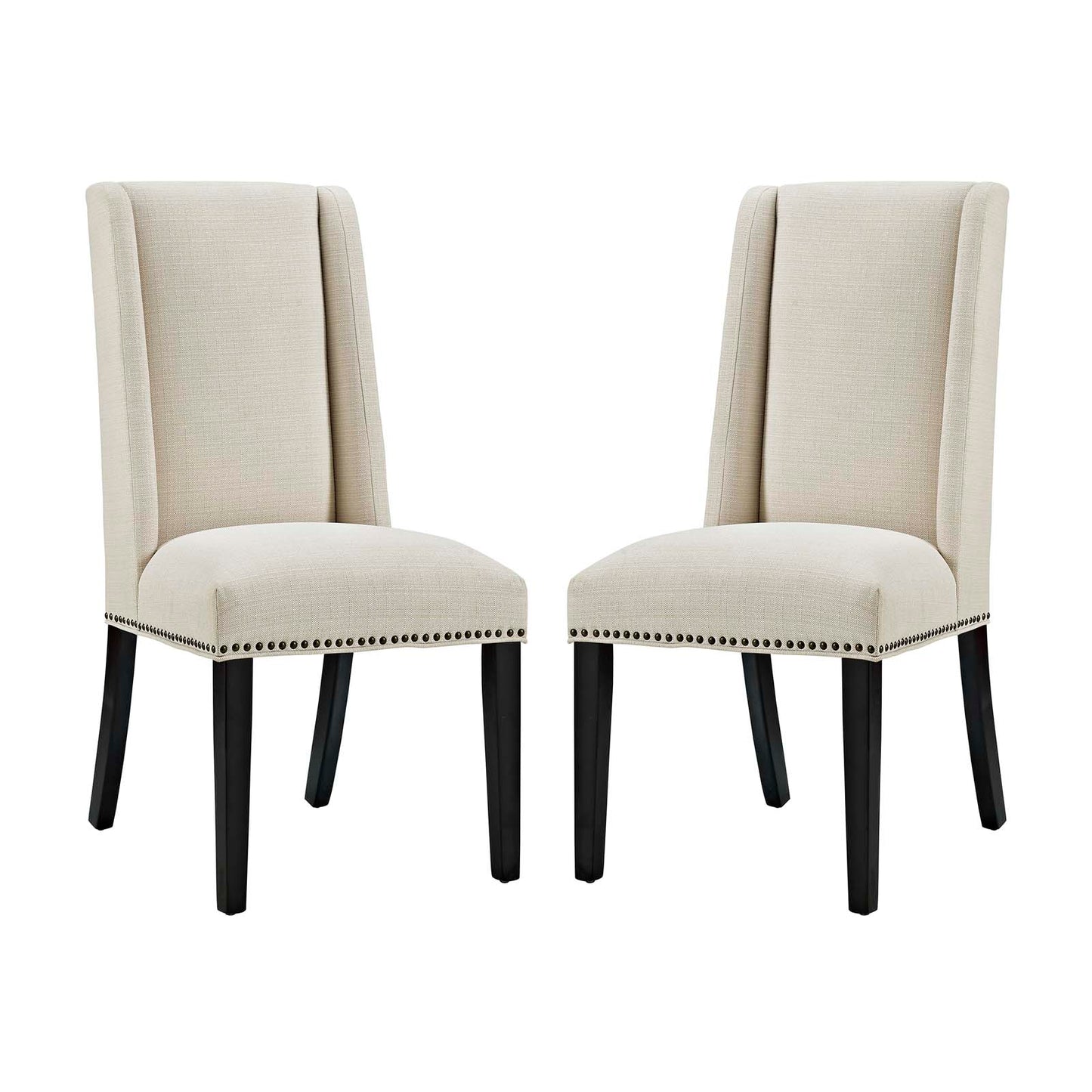 Baron Fabric Dining Chair Set of 2 by Modway