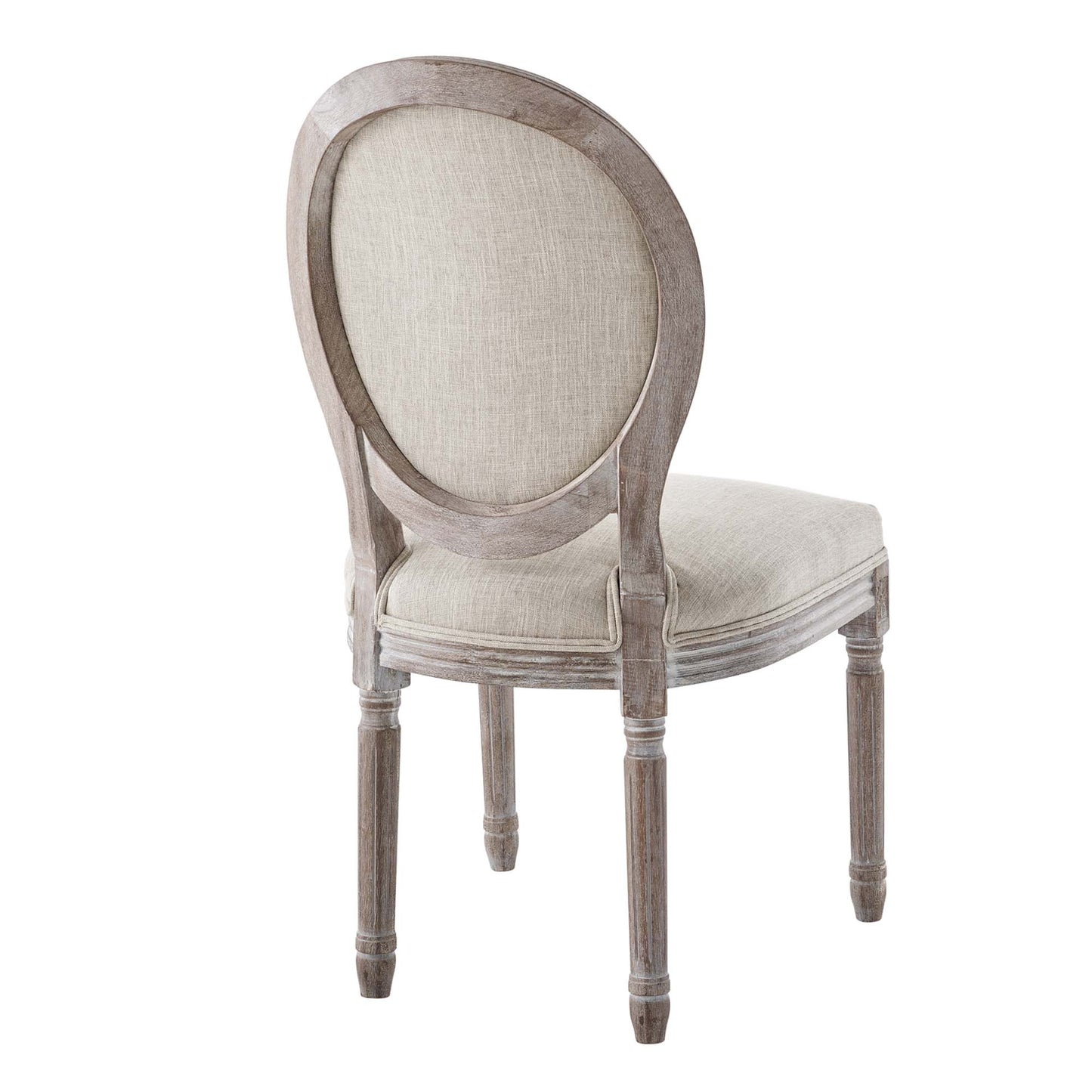 Emanate Vintage French Upholstered Fabric Dining Side Chair by Modway