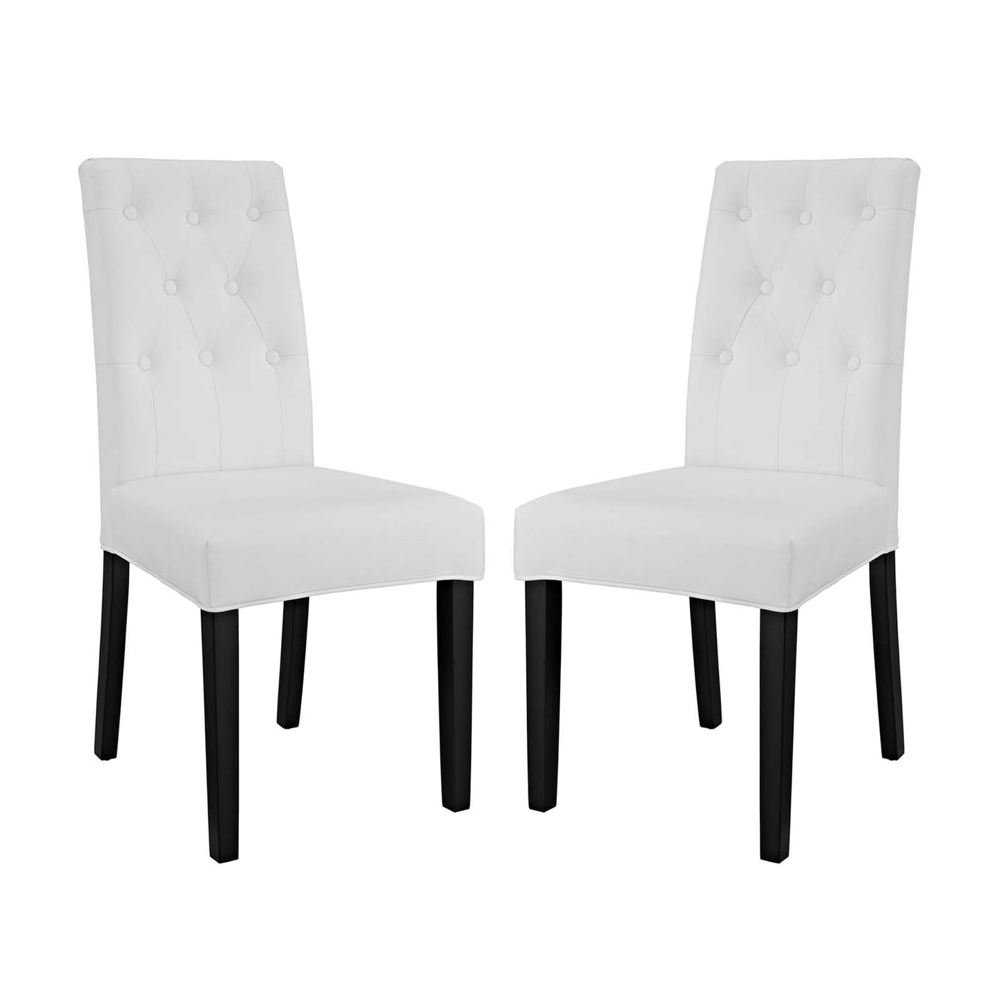 Confer Vinyl Dining Side Chair Set of 2 by Modway