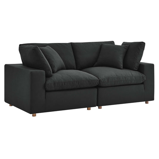 Commix 2 Piece Down Filled Overstuffed Sectional Sofa Set by Modway