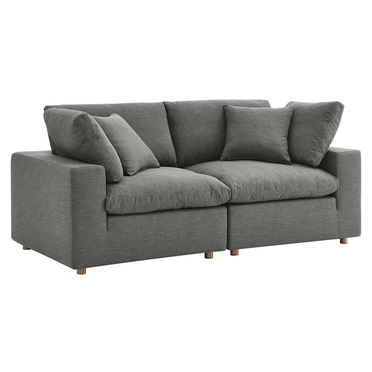 Commix 2 Piece Down Filled Overstuffed Sectional Sofa Set by Modway