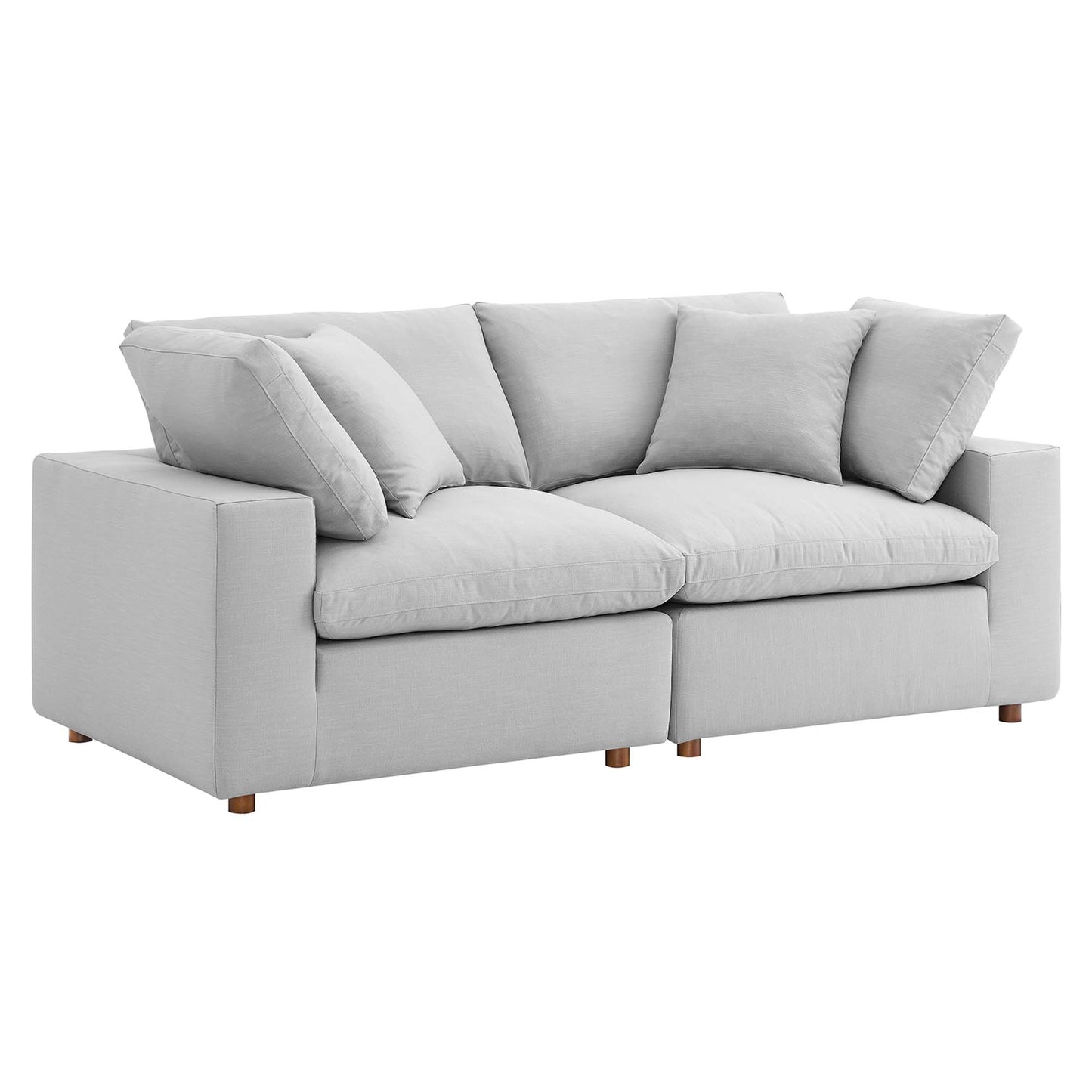 Commix 2 Piece Down Filled Overstuffed Sectional Sofa Set by Modway