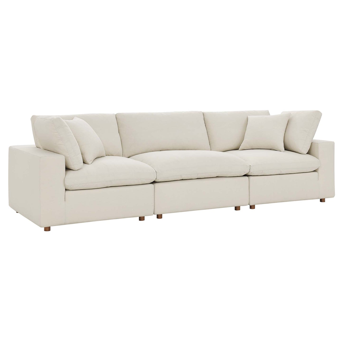 Commix 3 Piece Down Filled Overstuffed Sectional Sofa Set by Modway