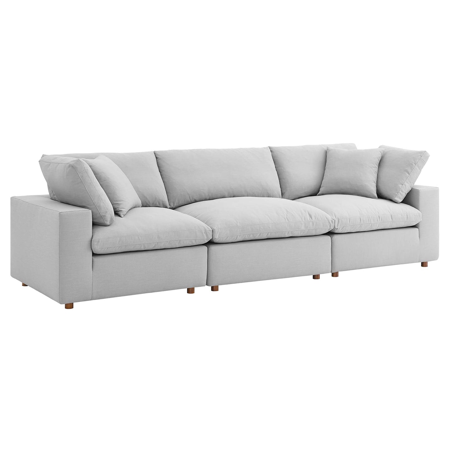 Commix 3 Piece Down Filled Overstuffed Sectional Sofa Set by Modway