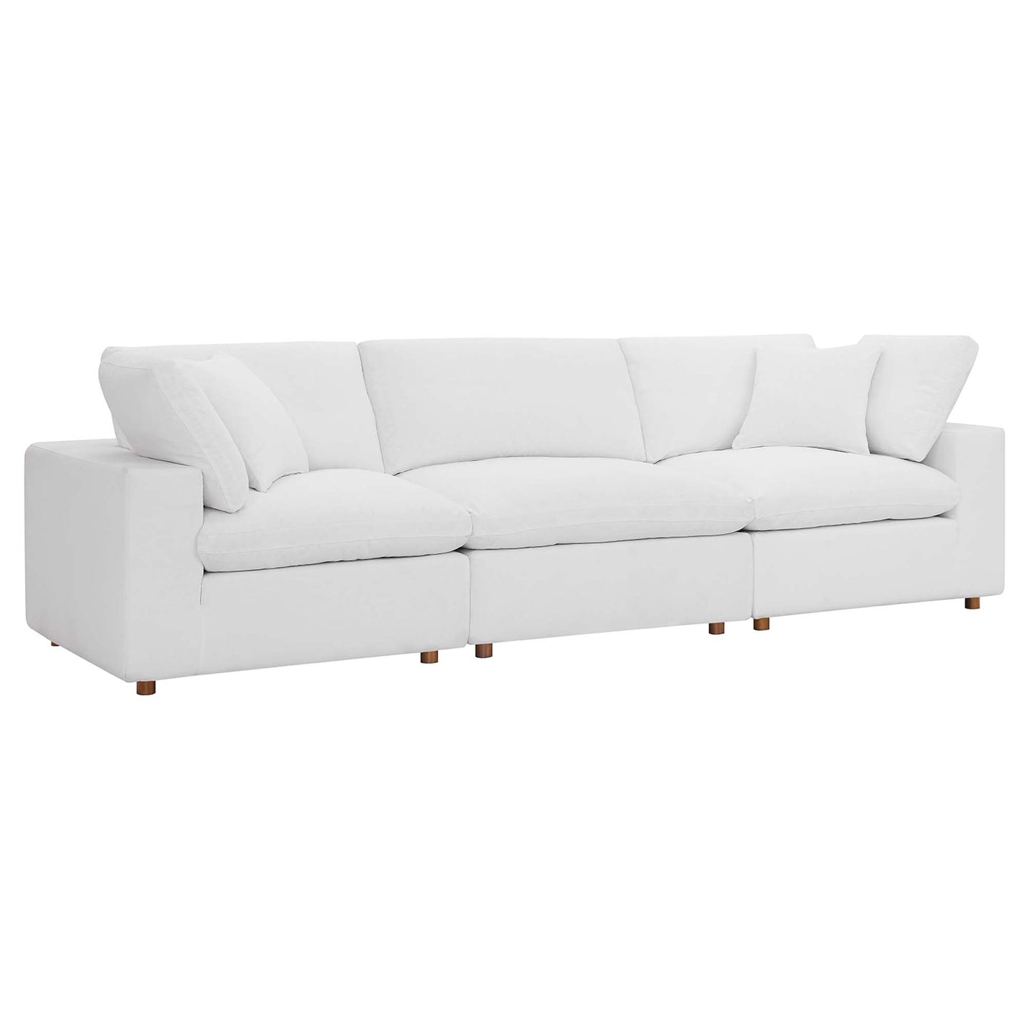 Commix 3 Piece Down Filled Overstuffed Sectional Sofa Set by Modway