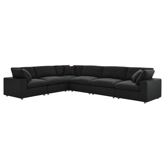 Commix 6 Piece Down Filled Overstuffed Sectional Sofa Set by Modway