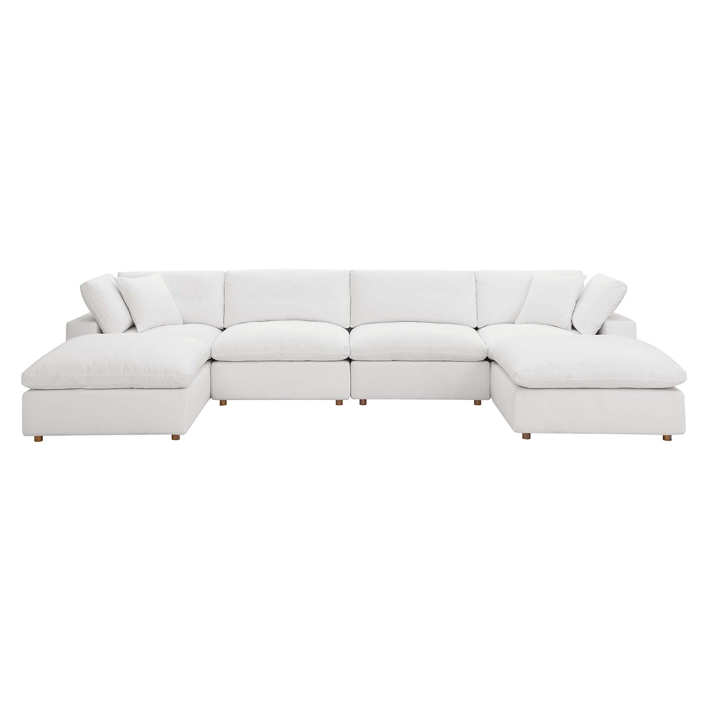 Commix 6-Piece Down Filled Overstuffed Sectional Sofa by Modway