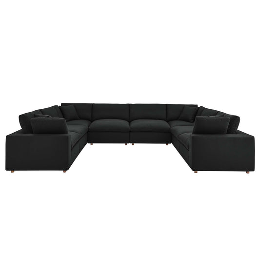 Commix 8-Piece Down Filled Overstuffed Sectional Sofa by Modway