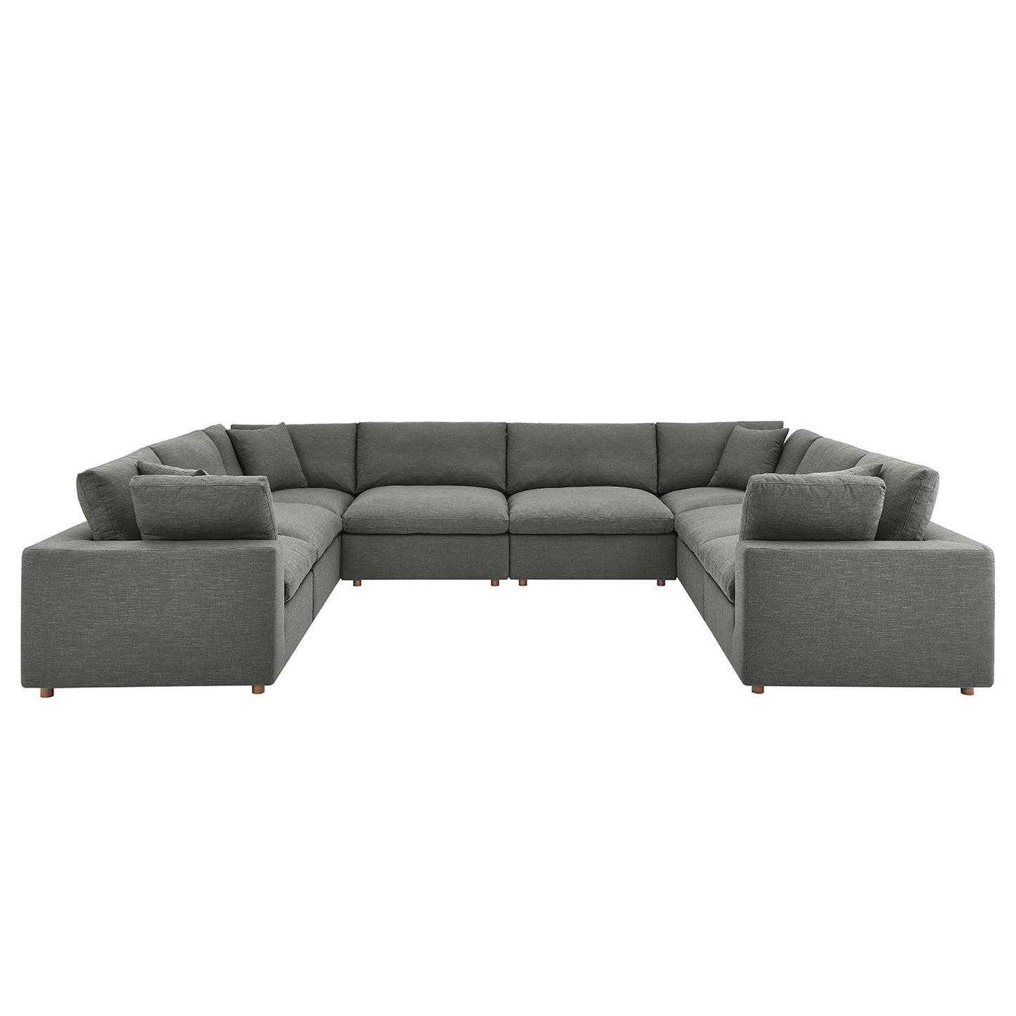 Commix 8-Piece Down Filled Overstuffed Sectional Sofa by Modway