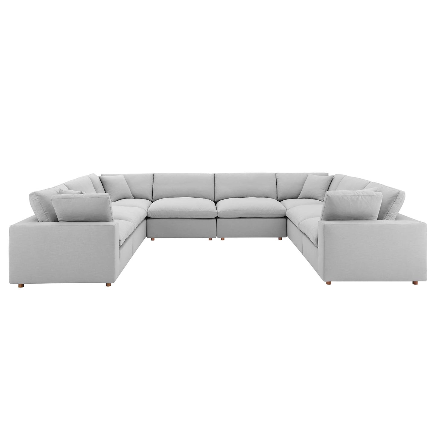 Commix 8-Piece Down Filled Overstuffed Sectional Sofa by Modway