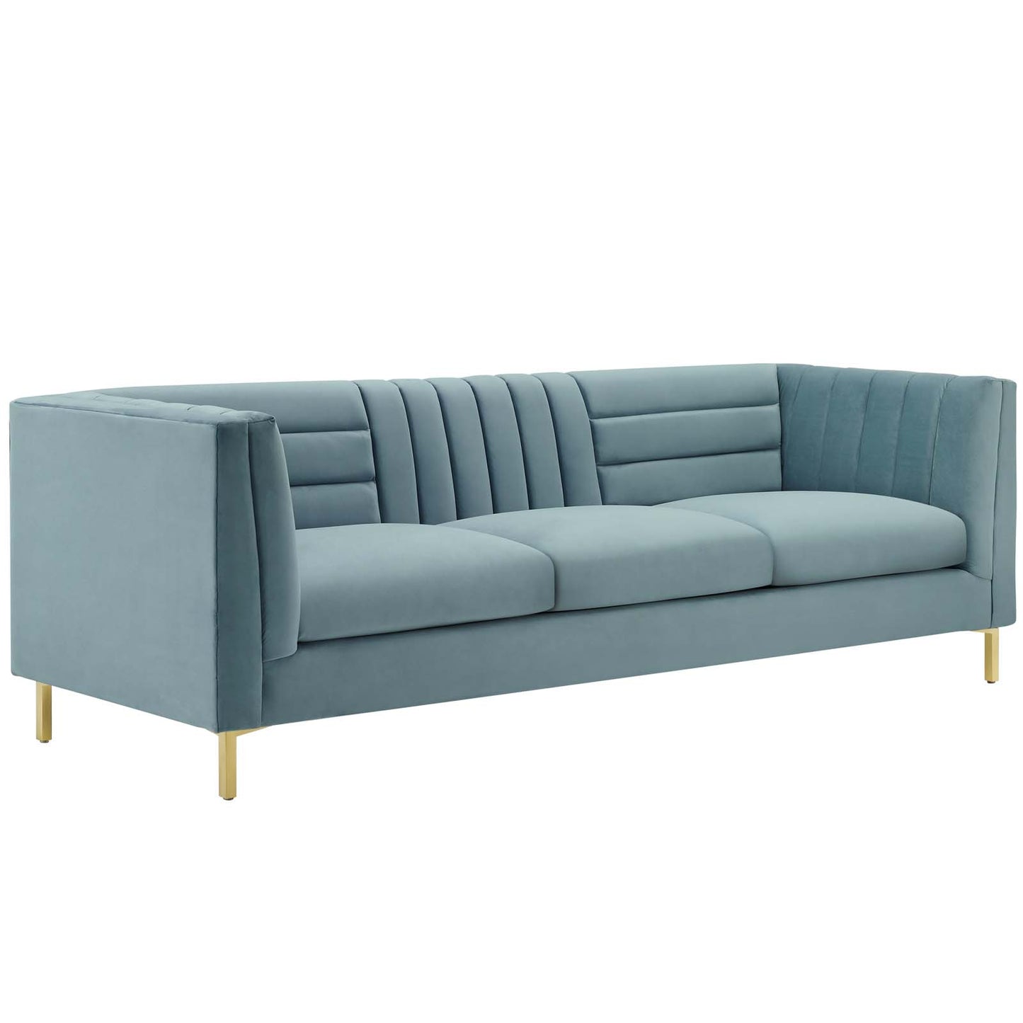 Ingenuity Channel Tufted Performance Velvet Sofa by Modway