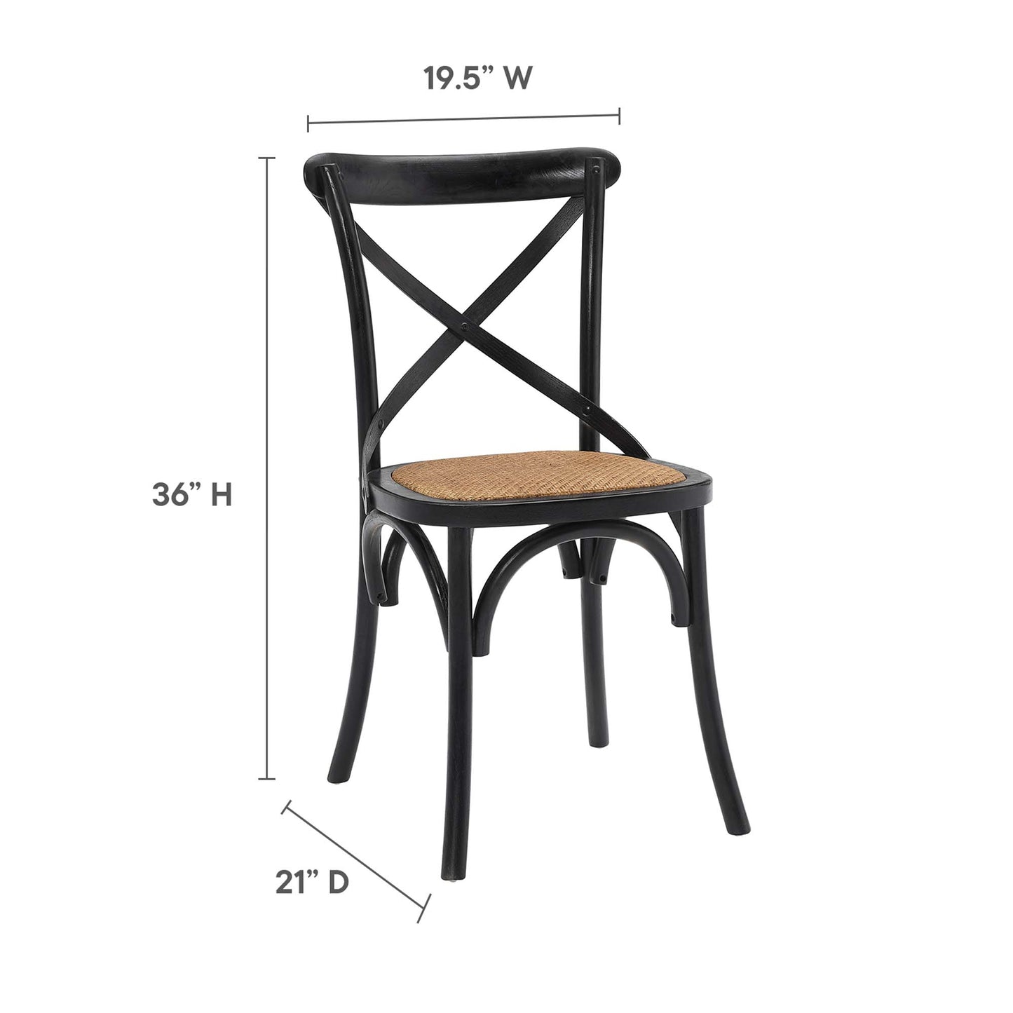 Gear Dining Side Chair Set of 2 by Modway