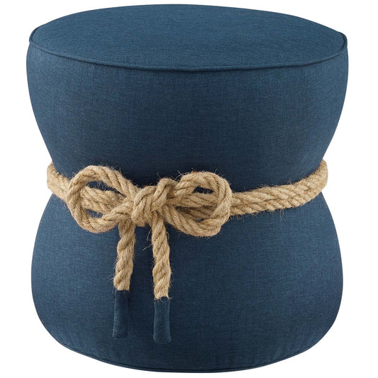 Beat Nautical Rope Upholstered Fabric Ottoman by Modway