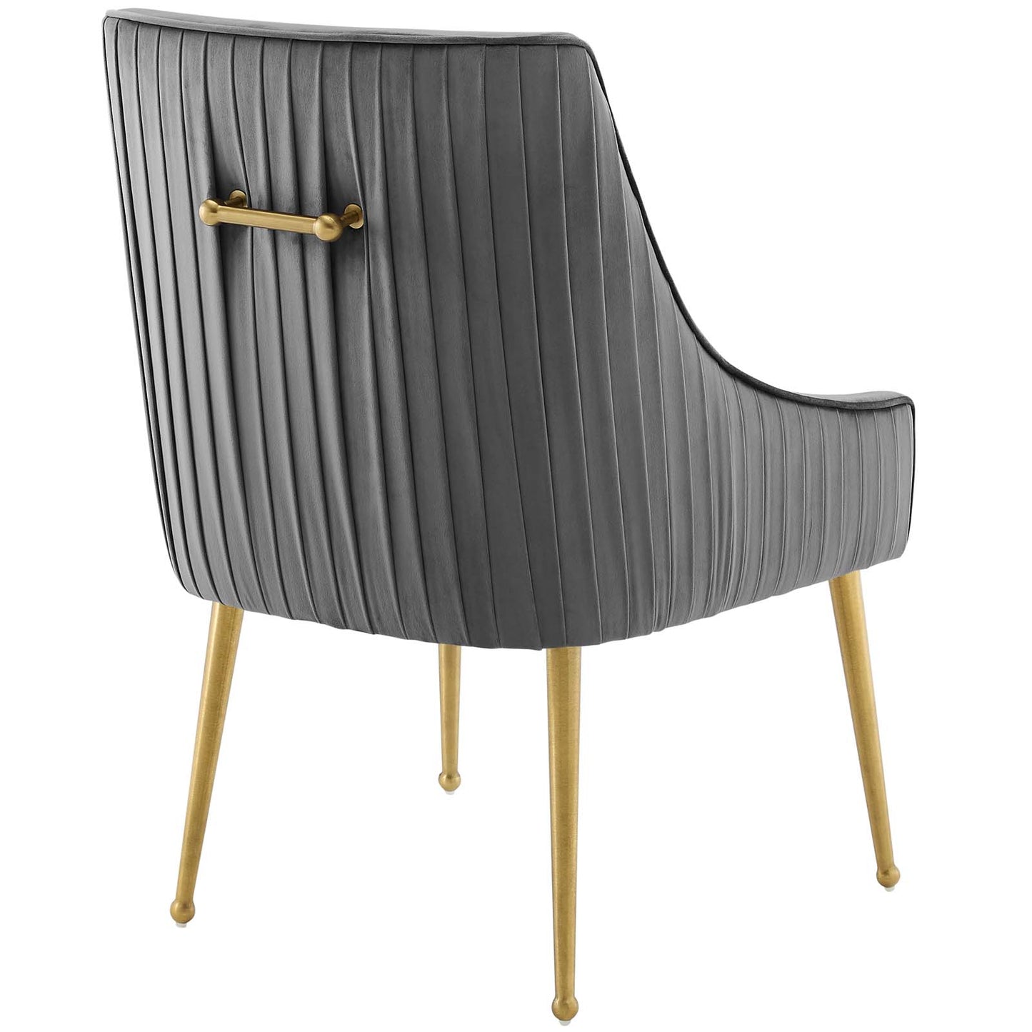 Discern Pleated Back Upholstered Performance Velvet Dining Chair by Modway