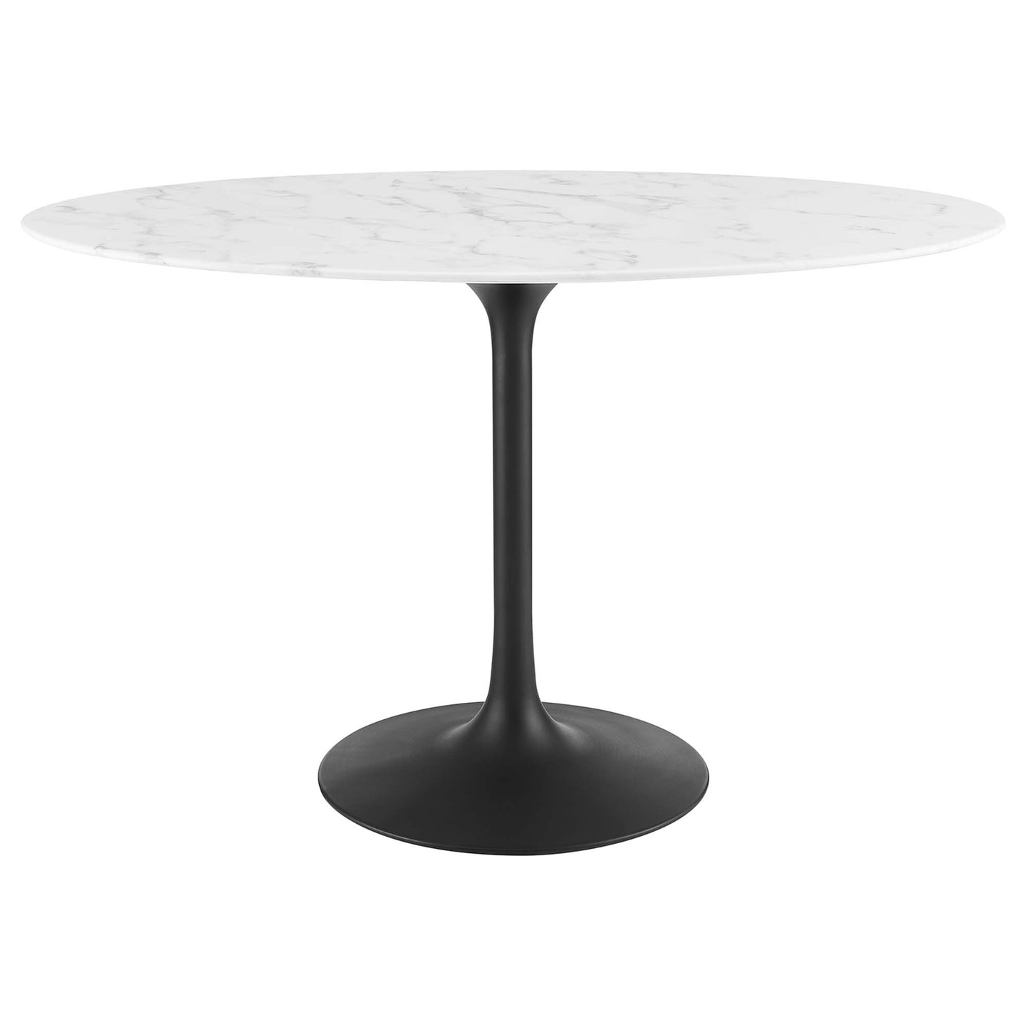 Lippa 48" Oval Artificial Marble Dining Table by Modway