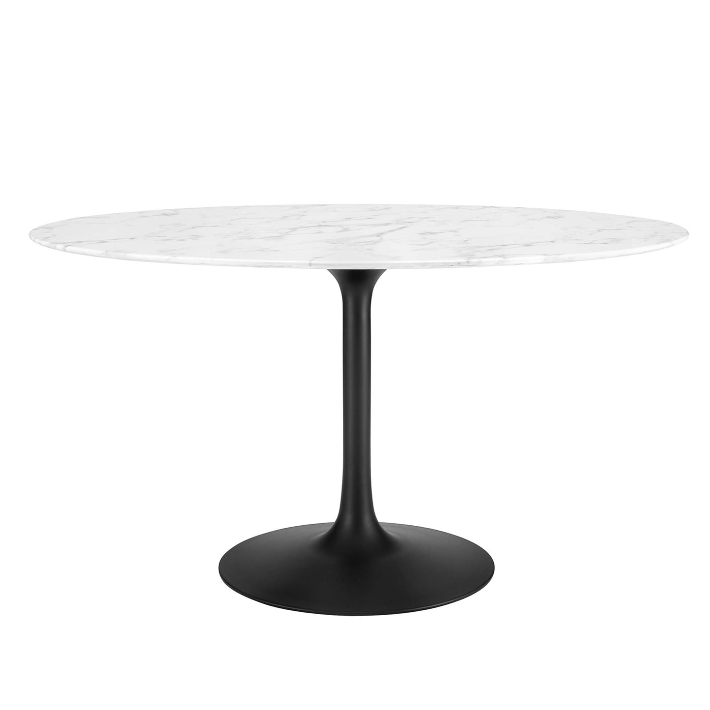 Lippa 54" Oval Artificial Marble Dining Table by Modway