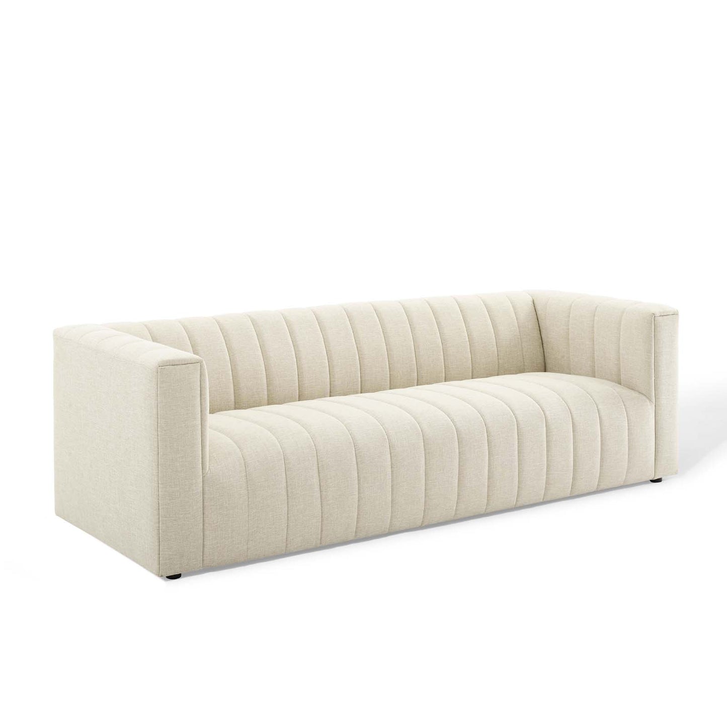 Reflection Channel Tufted Upholstered Fabric Sofa by Modway