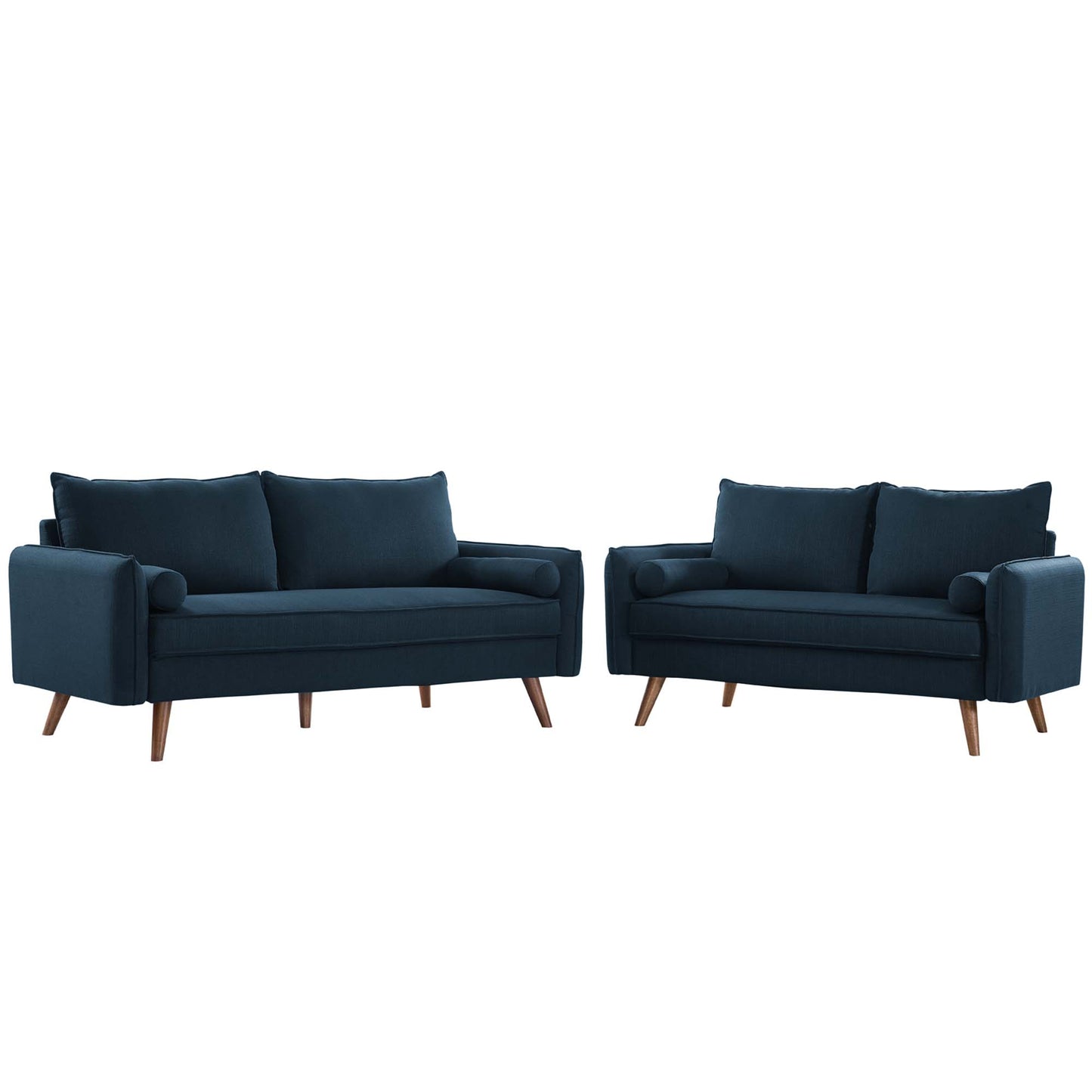 Revive Upholstered Fabric Sofa and Loveseat Set by Modway