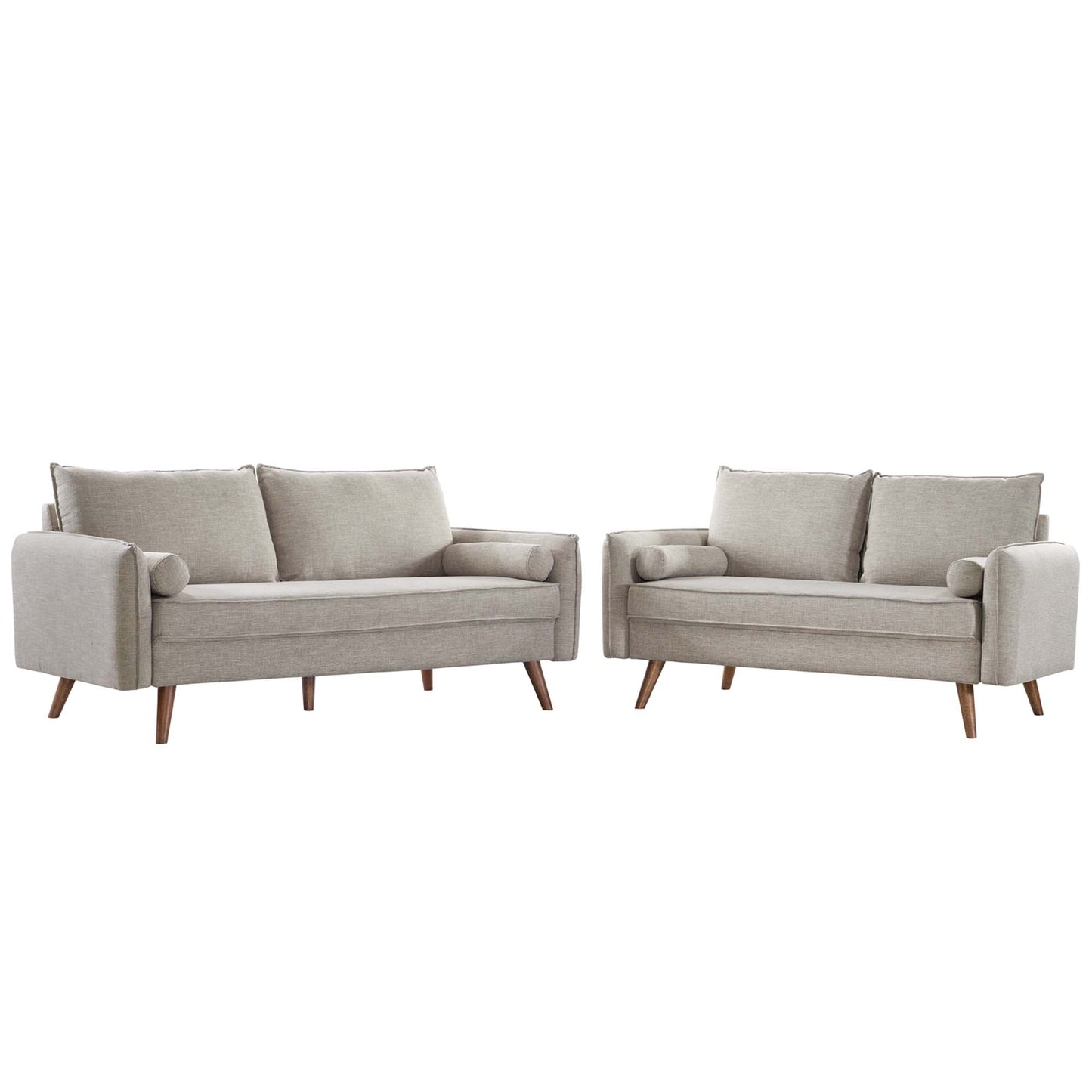 Revive Upholstered Fabric Sofa and Loveseat Set by Modway