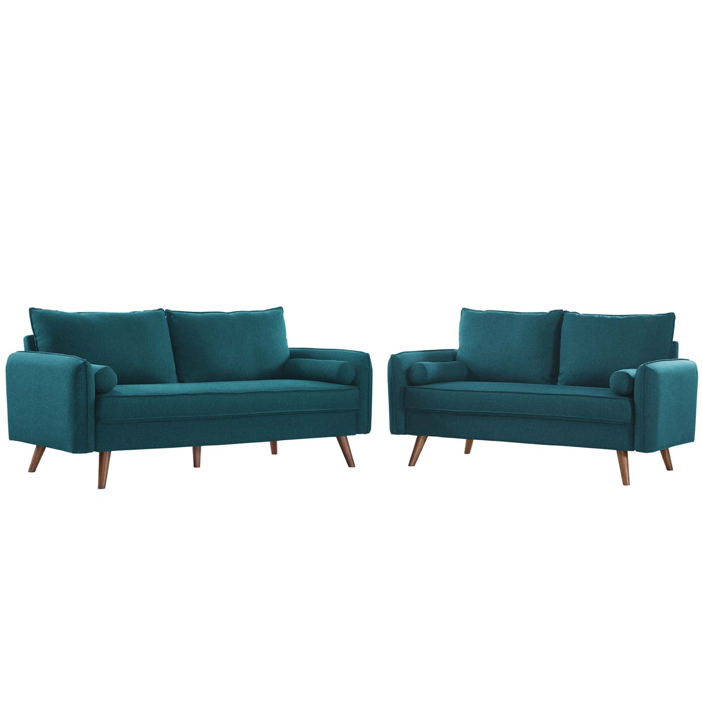 Revive Upholstered Fabric Sofa and Loveseat Set by Modway