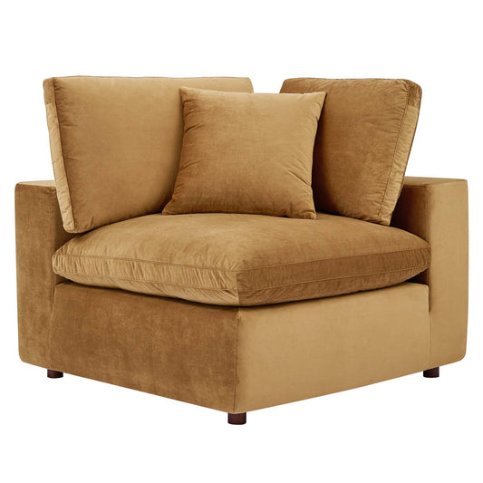 Commix Down Filled Overstuffed Performance Velvet Corner Chair by Modway