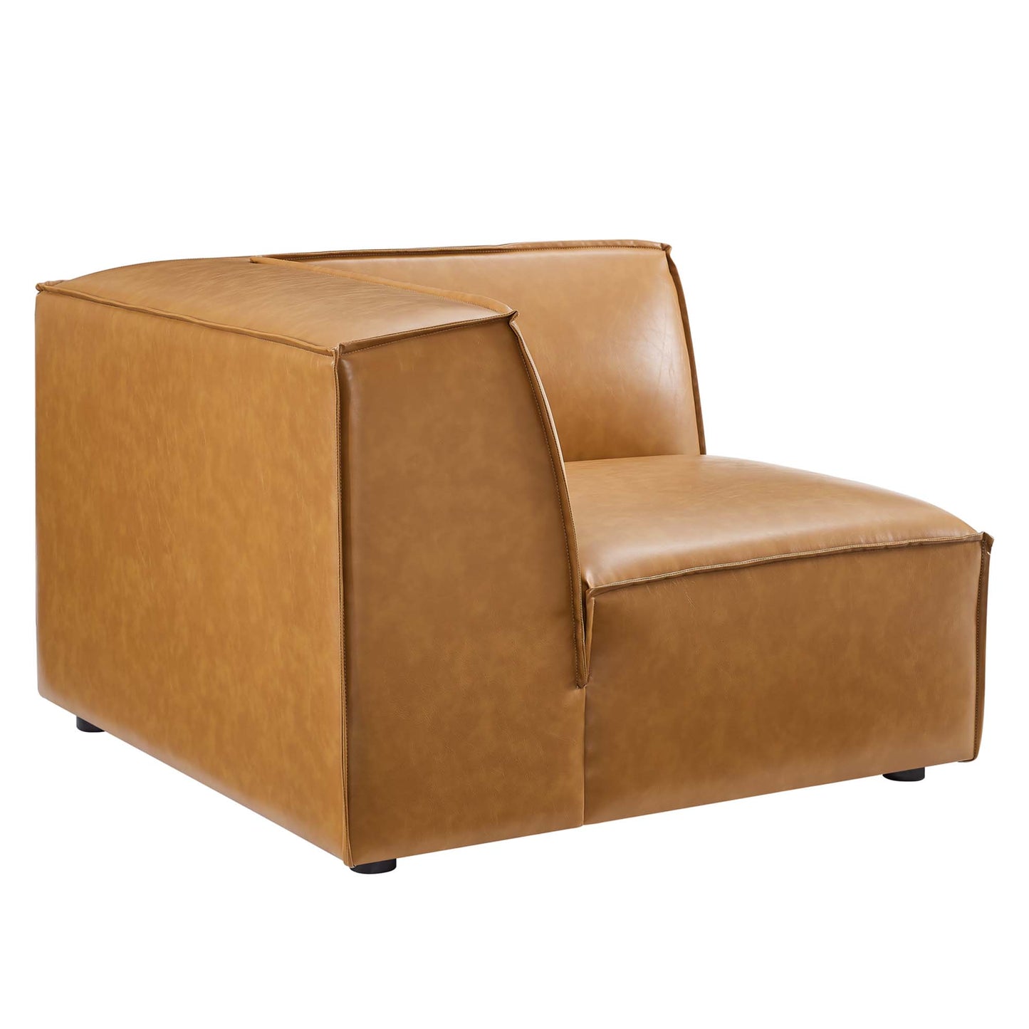 Restore Vegan Leather Sectional Sofa Corner Chair by Modway