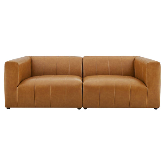 Bartlett 2-Piece Vegan Leather Loveseat by Modway