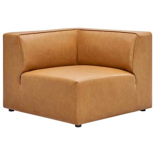 Mingle Vegan Leather Corner Chair by Modway