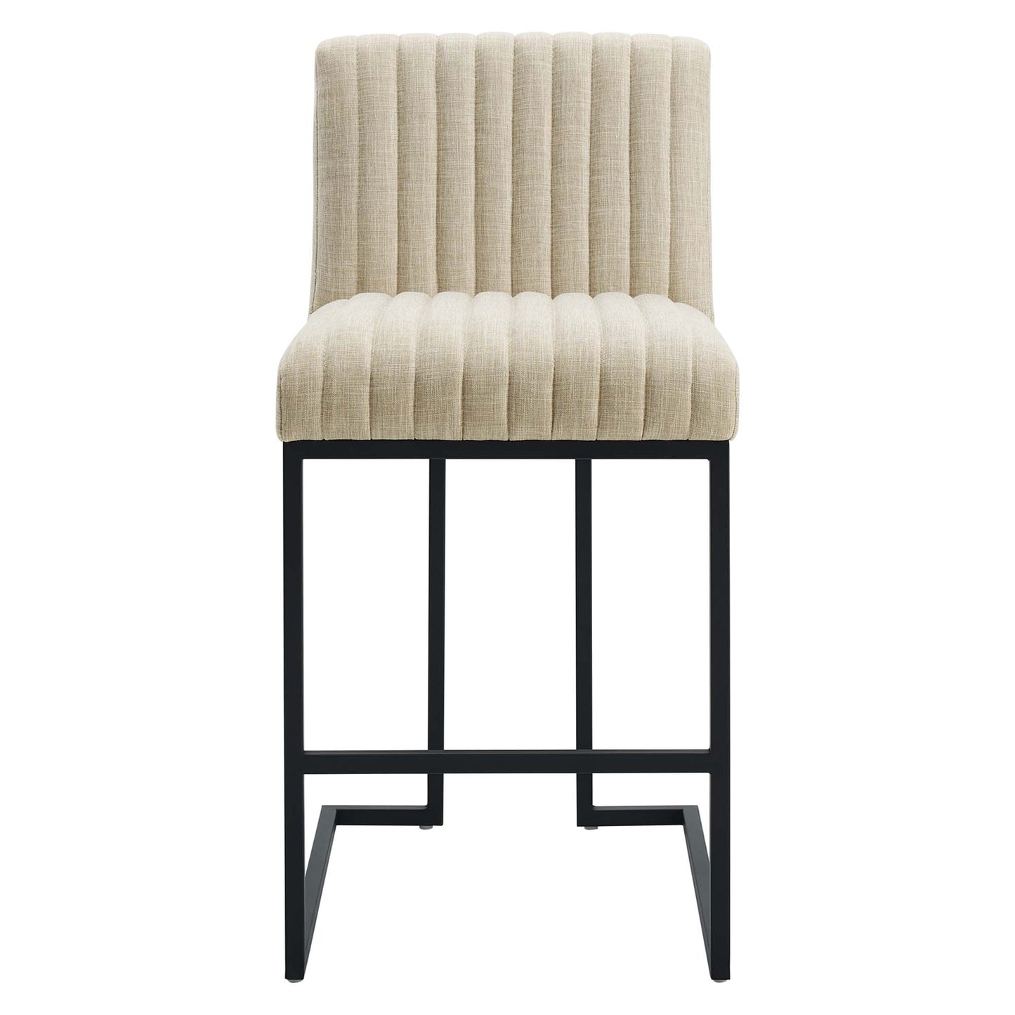 Indulge Channel Tufted Fabric Counter Stool by Modway