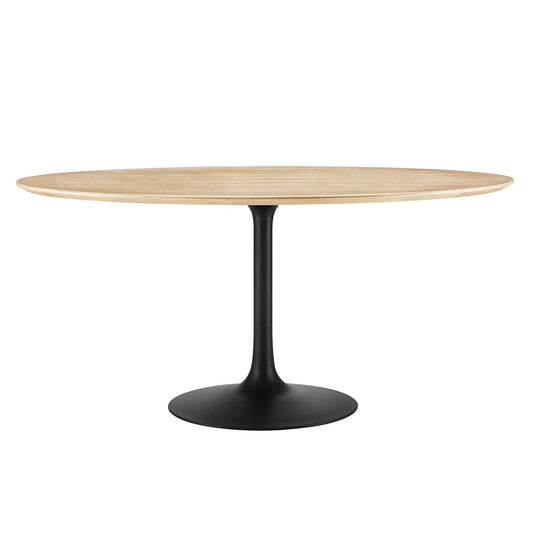 Lippa 60" Round Wood Grain Dining Table by Modway