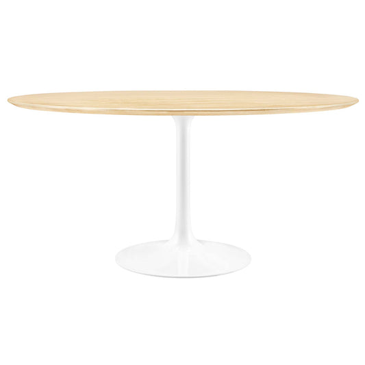 Lippa 60" Round Wood Grain Dining Table by Modway