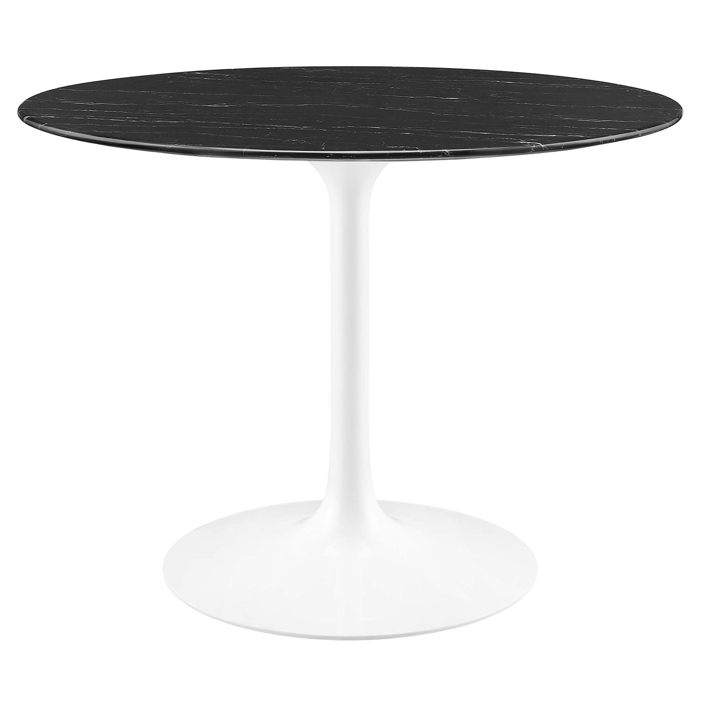 Lippa 40" Round Artificial Marble Dining Table by Modway