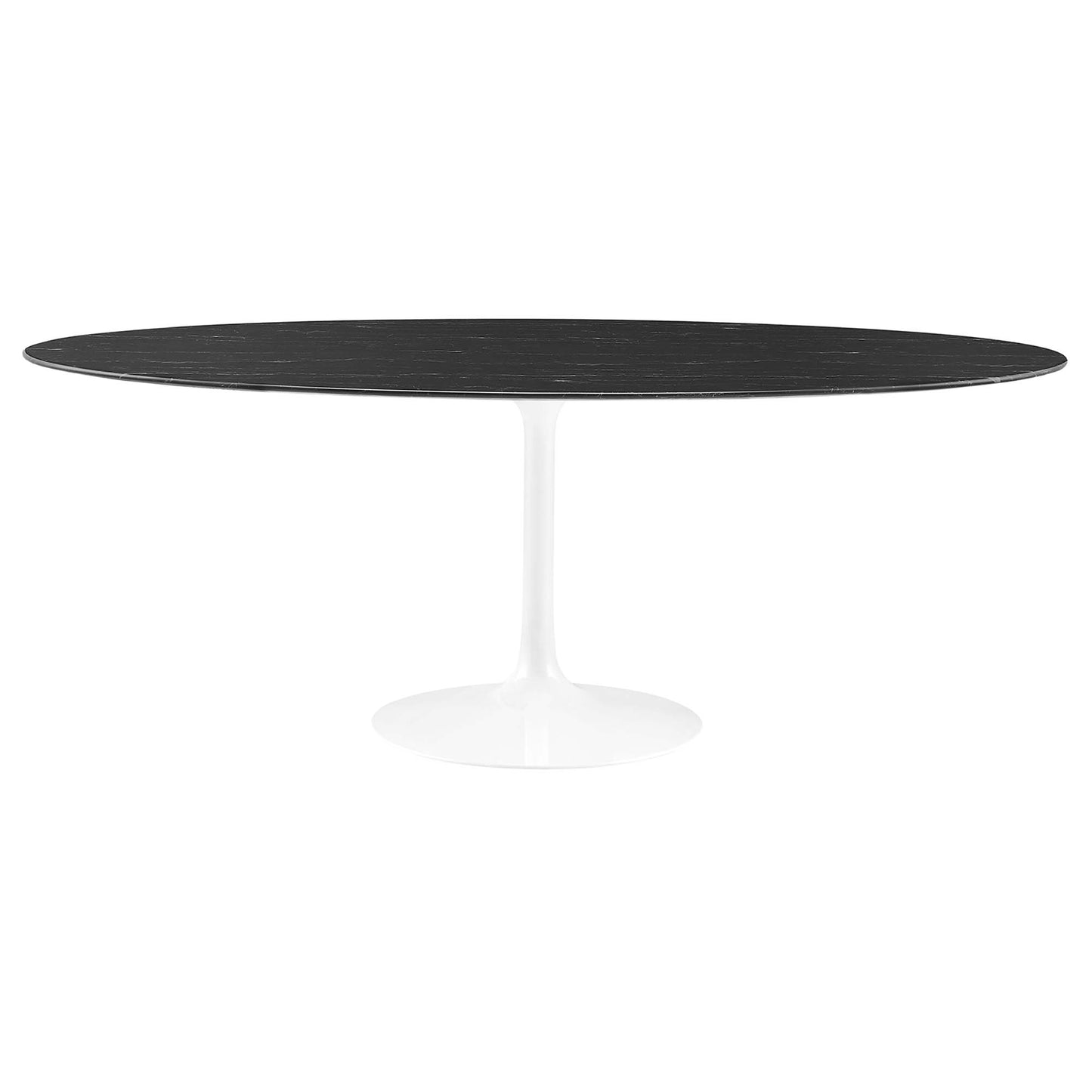 Lippa 78" Oval Artificial Marble Dining Table by Modway