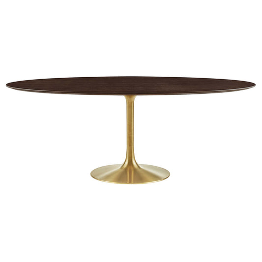 Lippa 78" Oval Wood Grain Dining Table by Modway