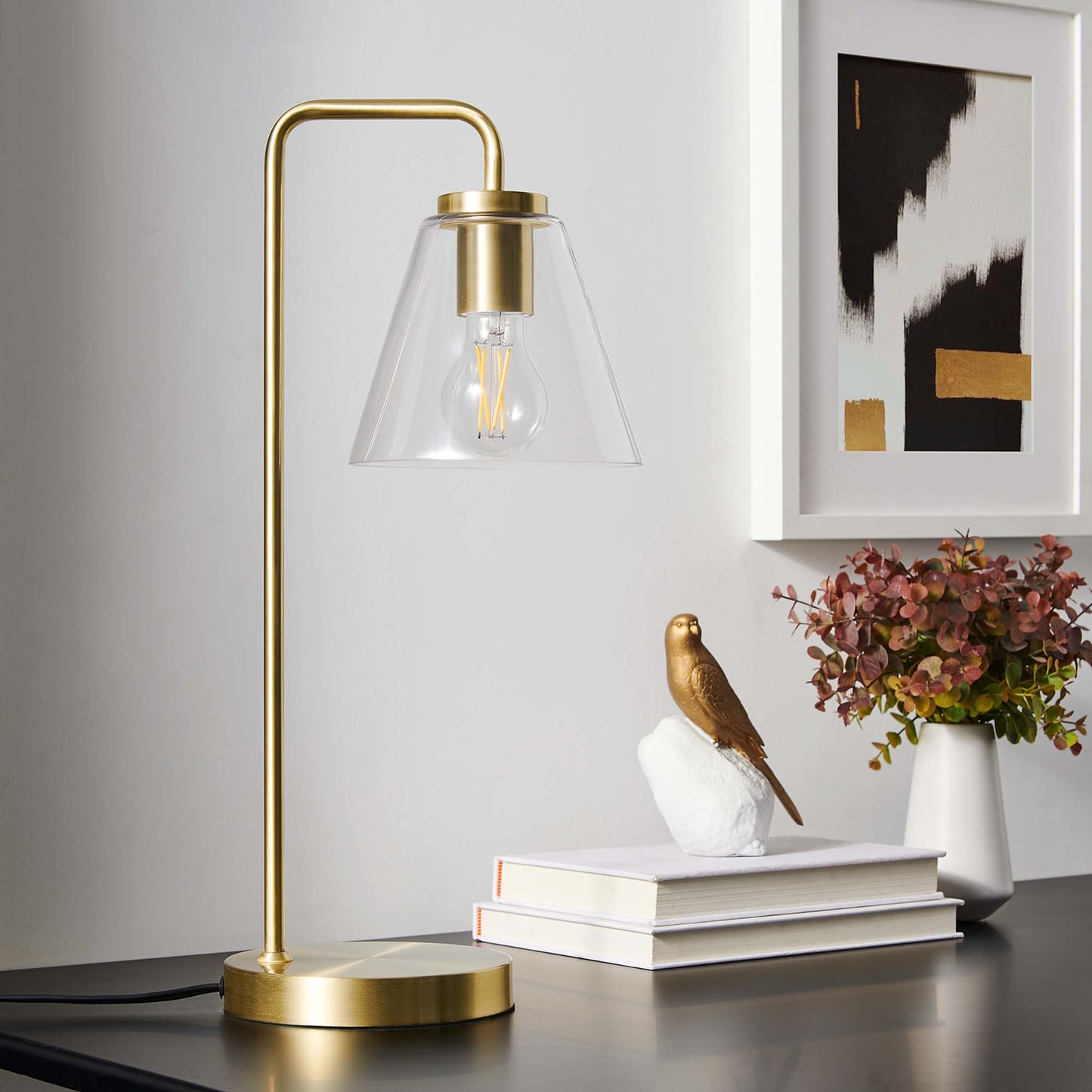 Element Glass Table Lamp by Modway